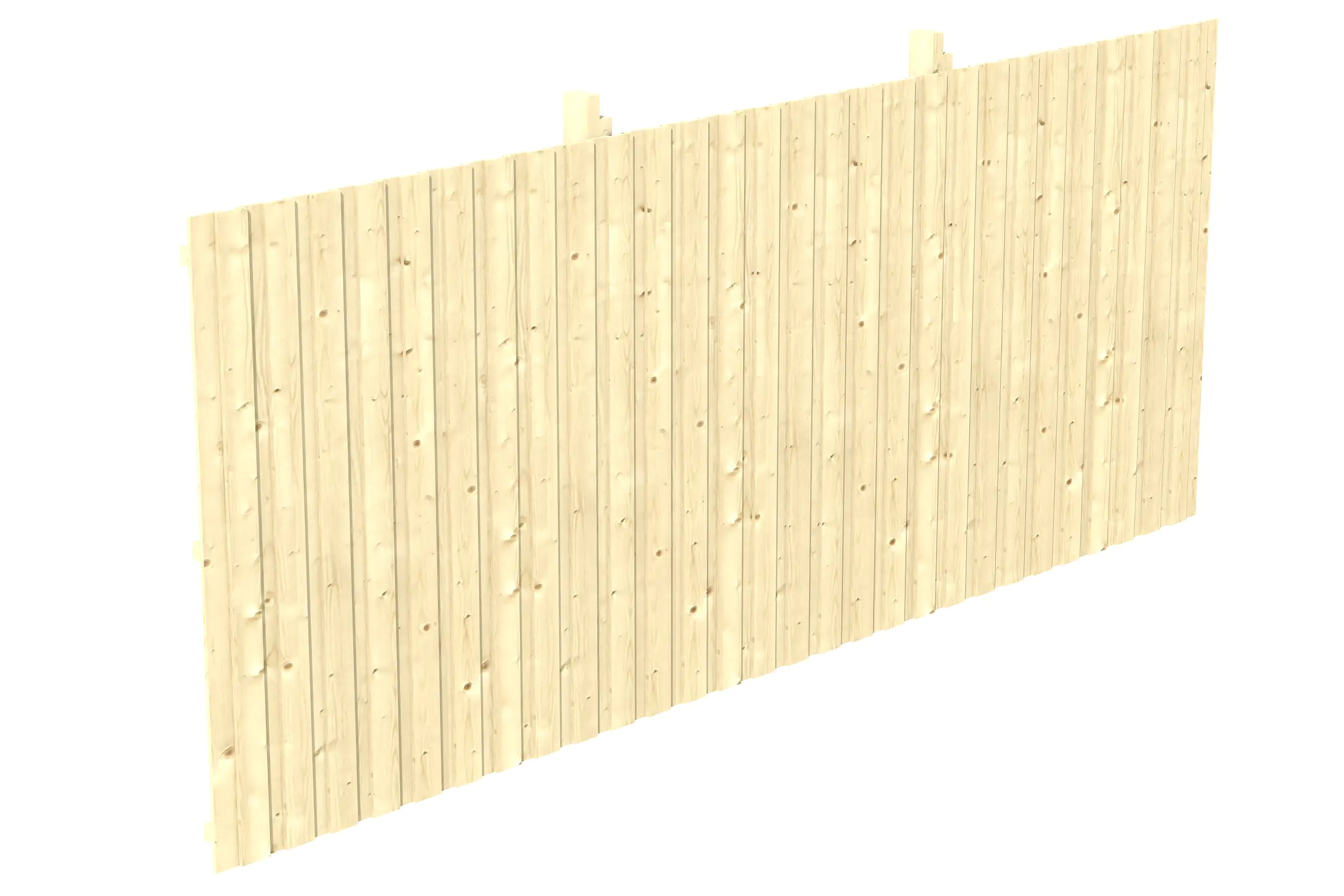 SKAN HOLZ Rückwand Deckelschalung 550 x 220 cm, Fichte, natur