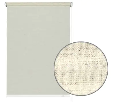 Gardinia Seitenzugrollo Silvalin natur 62 x 180 cm