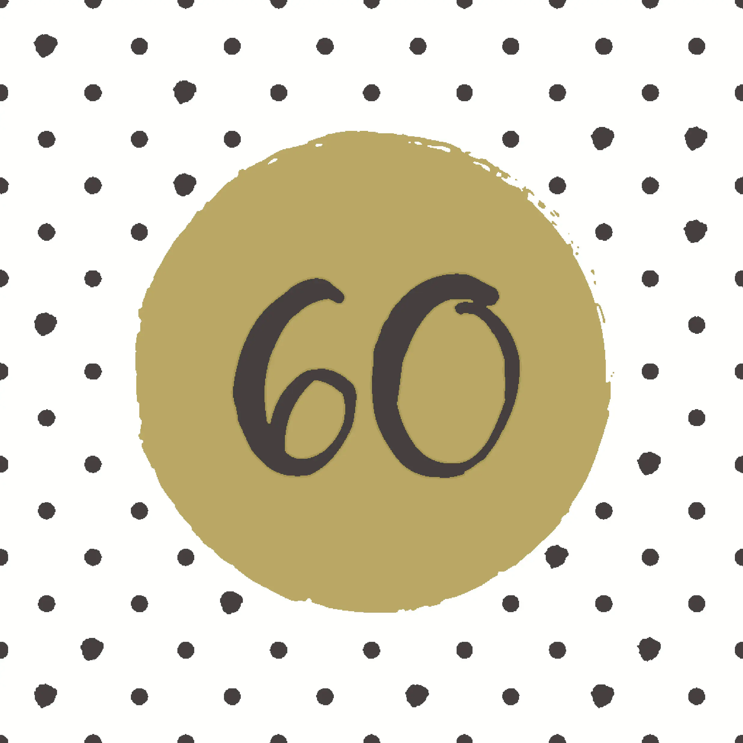 Duni Serviette 60th Happy Birthday 33 x 33 cm - 20er Pack