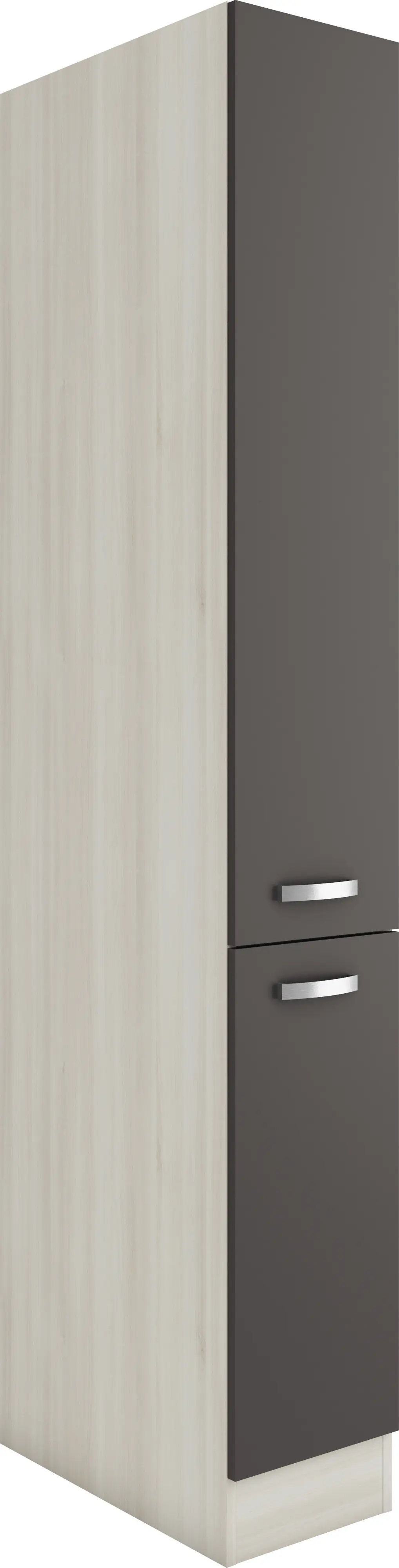 Optifit Apothekerschrank Faro 220 anthrazit/akazie 30 cm