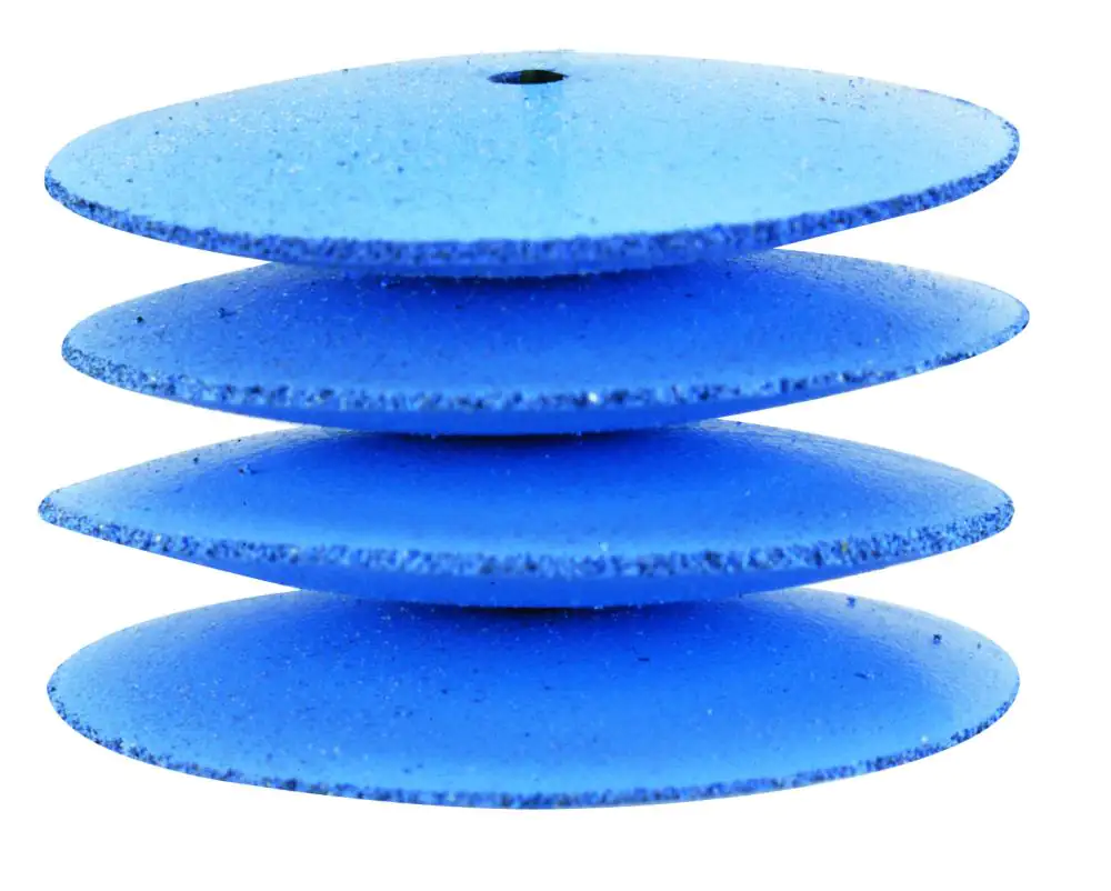 Proxxon Micromot Silikon-Polierscheibe Linse Ø 22 mm 10 Stück mit Träger