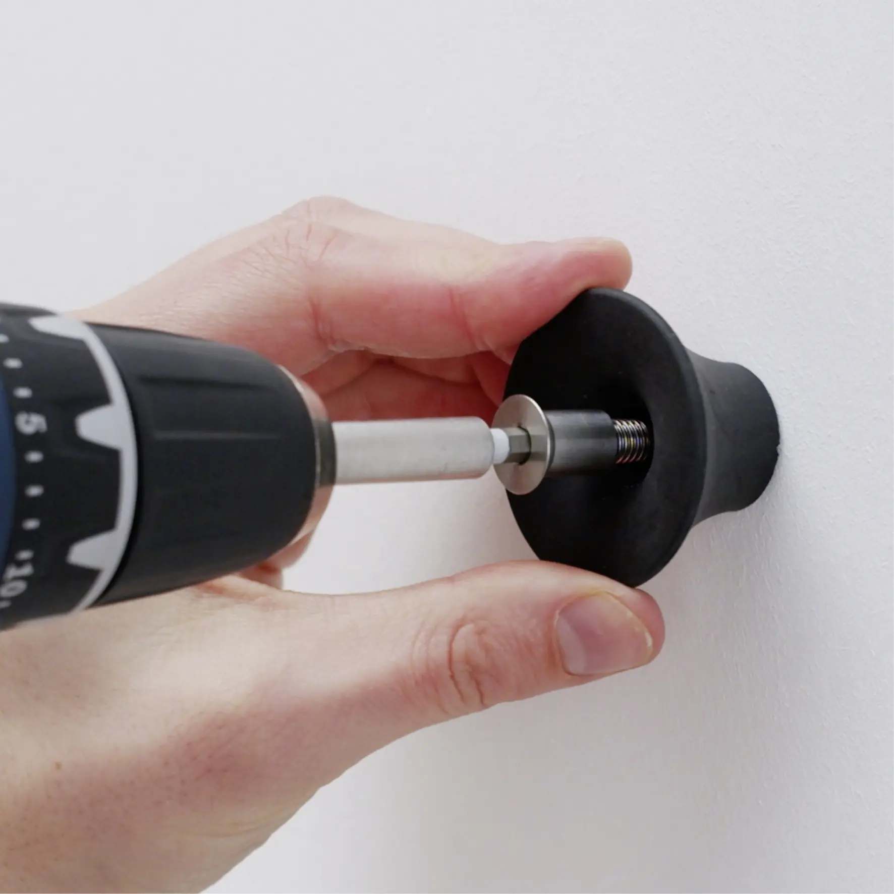 Wagner Wandhaken-Set hooks4home Tulip Tragkraft bis 2 kg Kunststoff schwarz 4 Stück