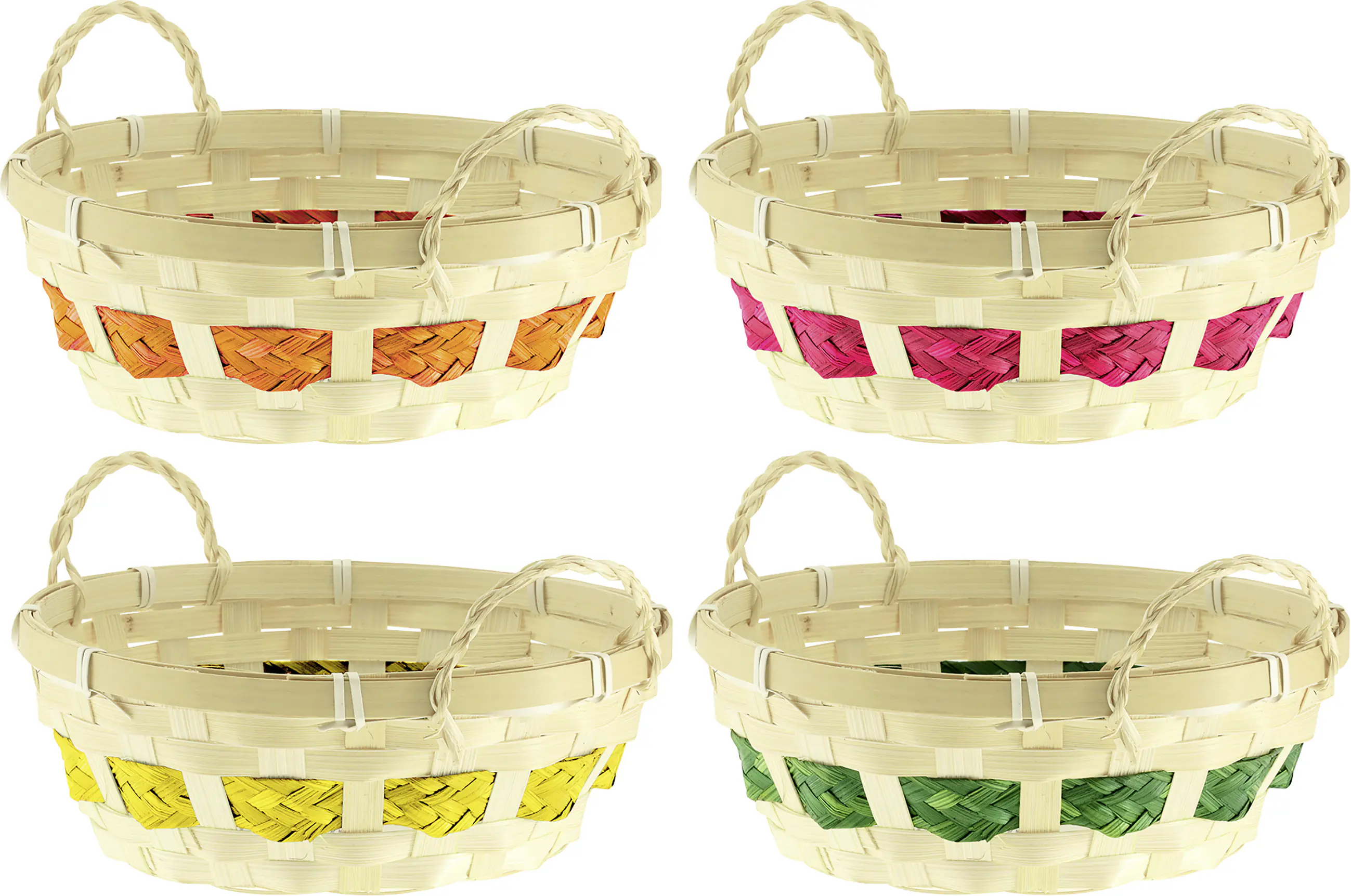 Osterkörbchen rund Bambus 21 x 7 cm natur Osterkörbchen rund Bambus 21 x 7 cm natur