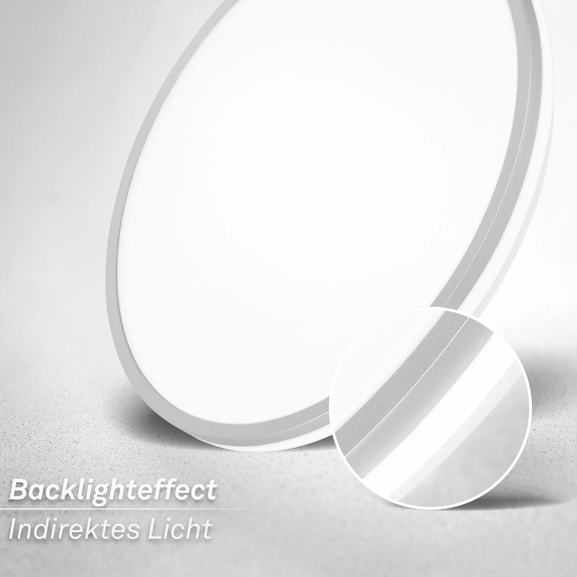 Briloner LED-Deckenleuchte Lana Ø 33 cm weiß-chrom neutralweiß