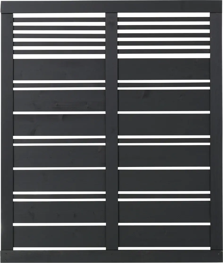 Plus Sichtschutzelement Silence 120 x 140 cm schwarz Plus Sichtschutzelement Silence 120 x 140 cm schwarz