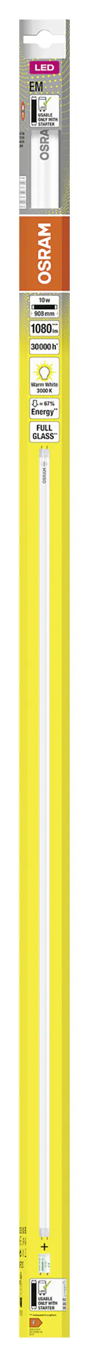 Osram LED Röhre T8 90 cm G13 10 W warmweiß