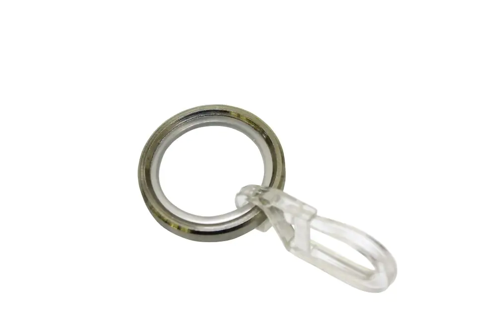 Gardinia Ringe zu Stilprogramm New York, Ø 12 mm, edelstahl, 8-er Pack