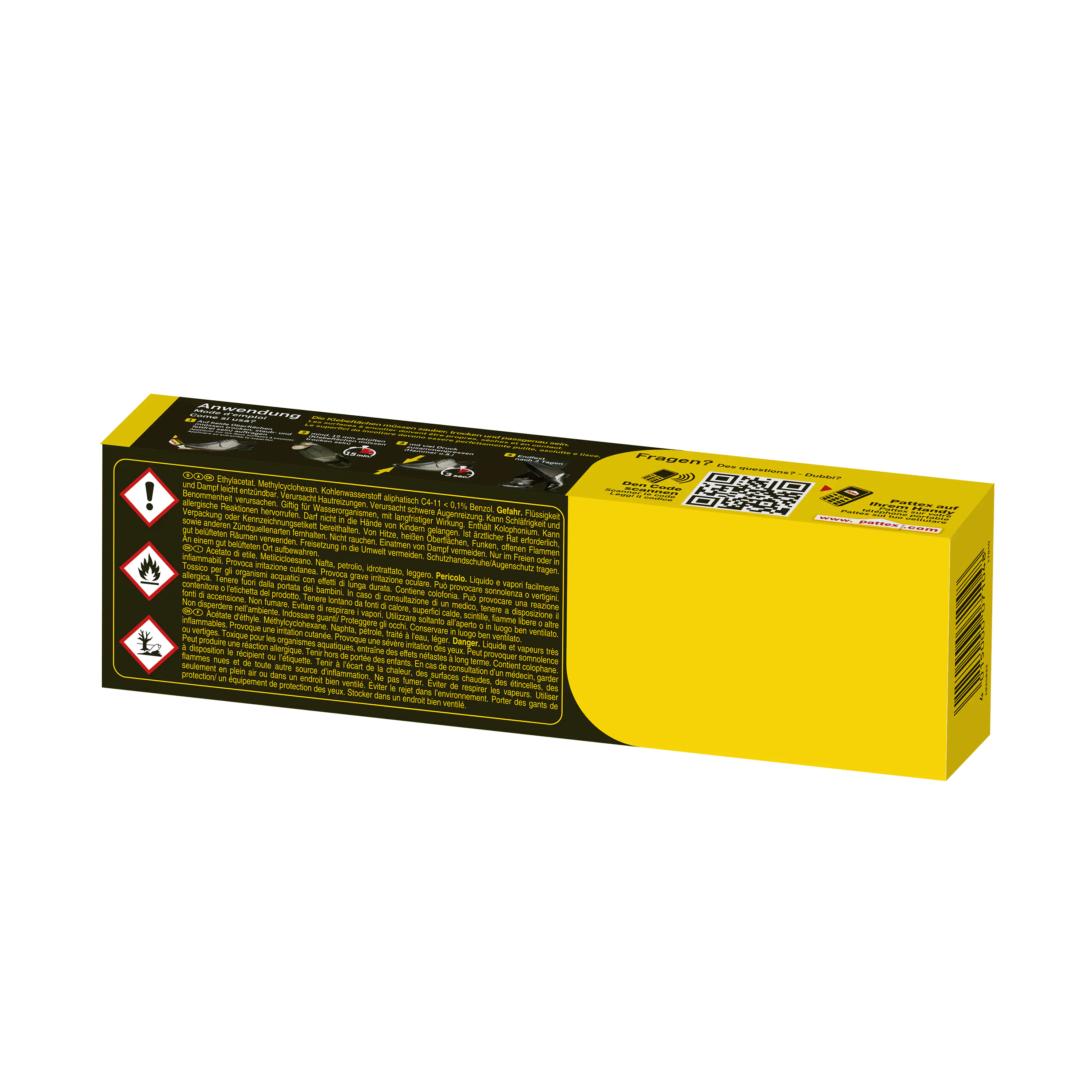 Pattex Kraftkleber Classic 125 g Tube, gelblich