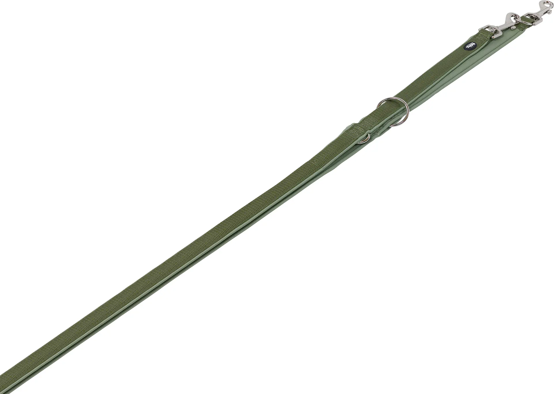 Nobby Hundeleine Führleine "Classic Preno" waldgrün 200 cm x 20/25 mm