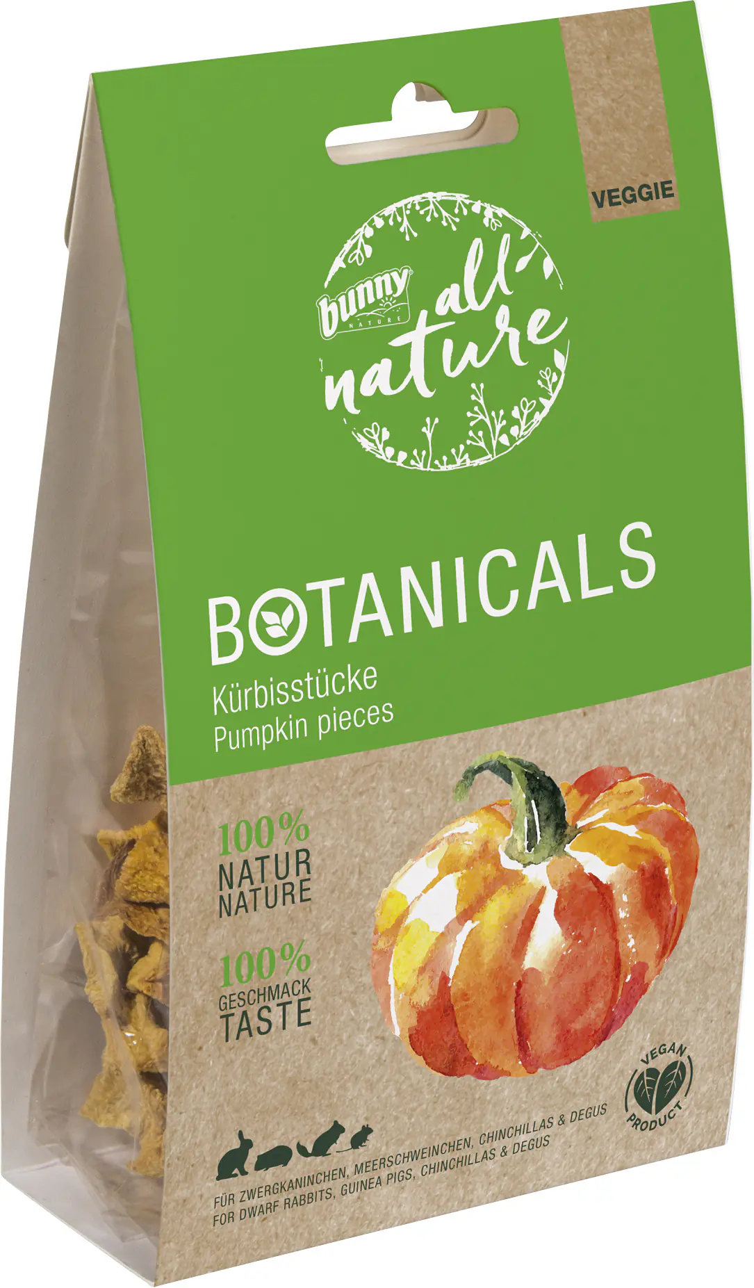 Bunny Nature Kürbisstücke Nagerfutter 80 g