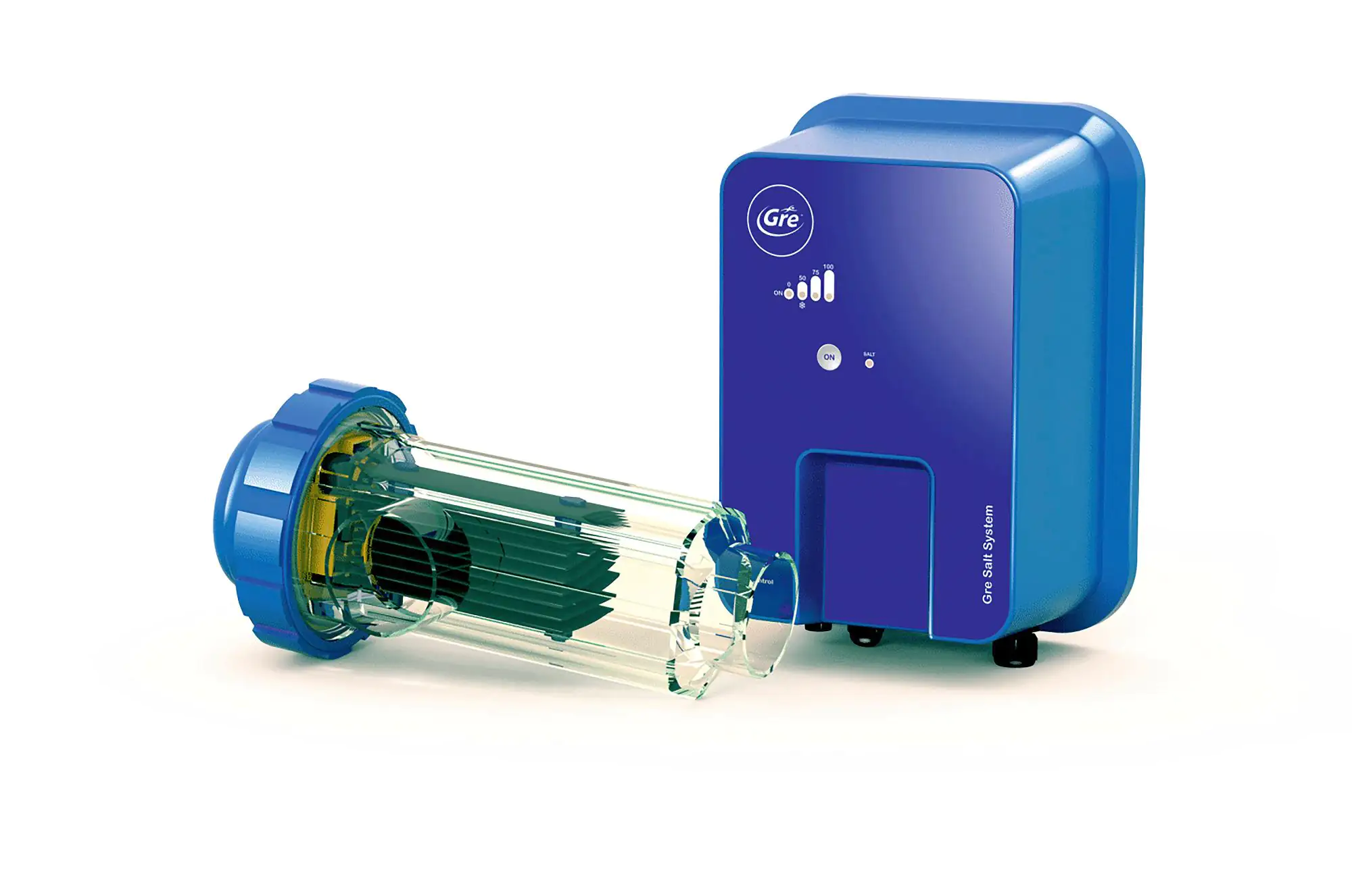 Gre Salzelektrolyse-System Wasserumfang: Bis 60 m3