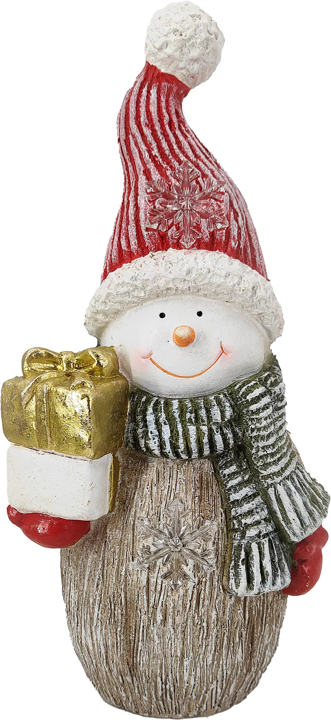 TrendLine Dekofigur Magnesia Schneemann 44 cm mehrfarbig
