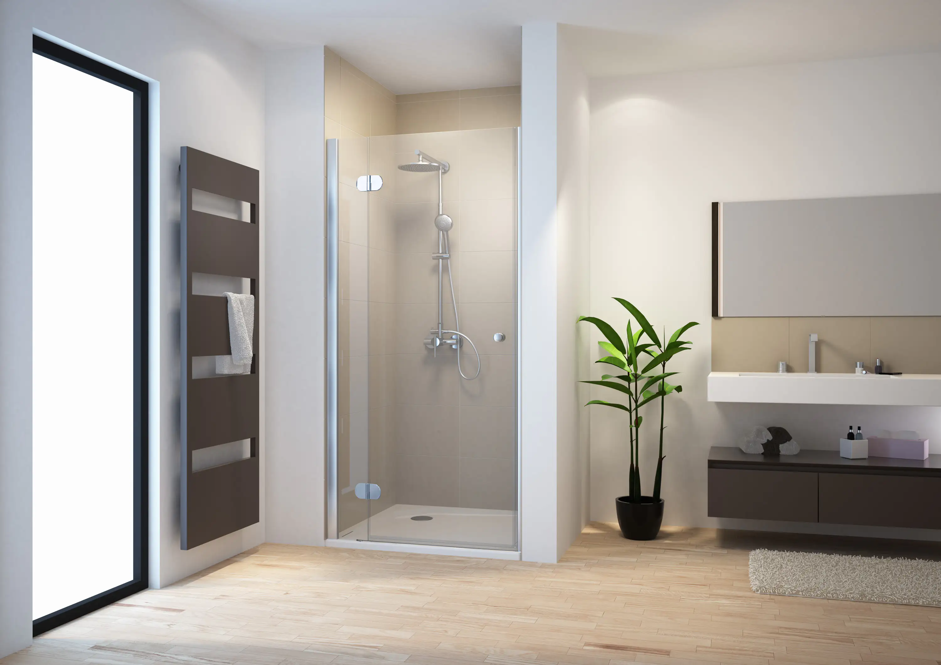 Schulte Nische Drehtür 90 x 200 cm MasterClass