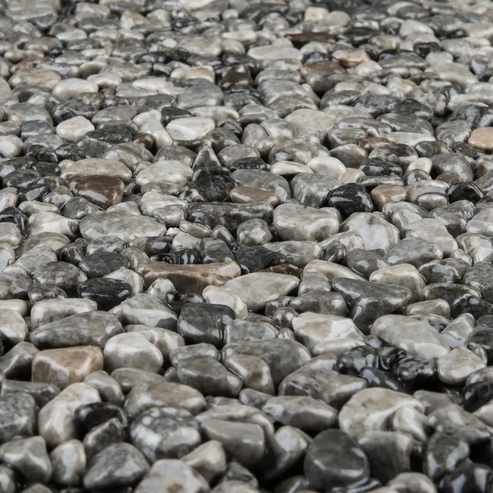 RAVELLO Steinteppich Boden Indoor Körnung Gross Farbe grau 26 kg Set