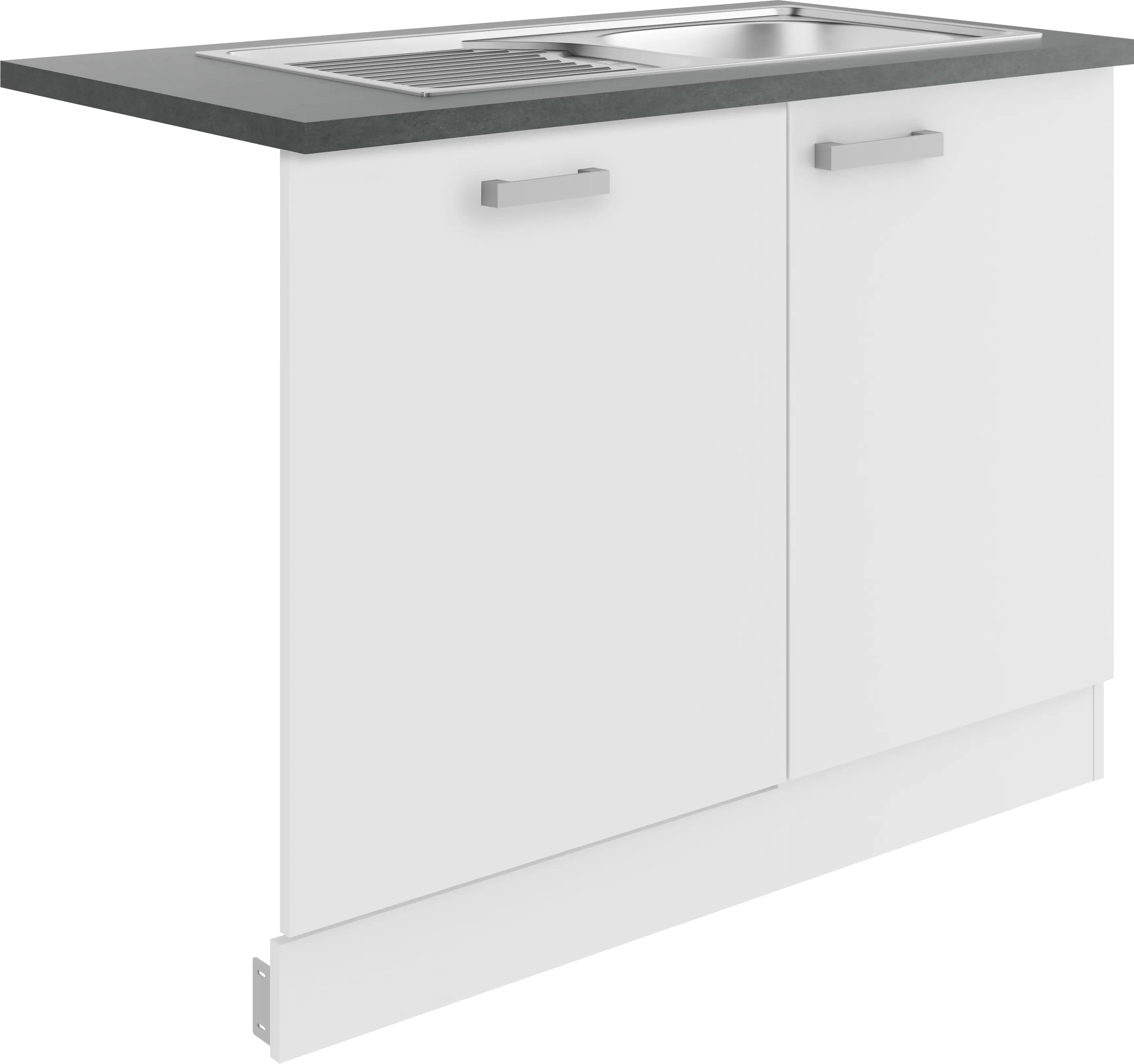 Optifit Spüle mit Unterschrank-Set Oslo 214 weiß 110 cm