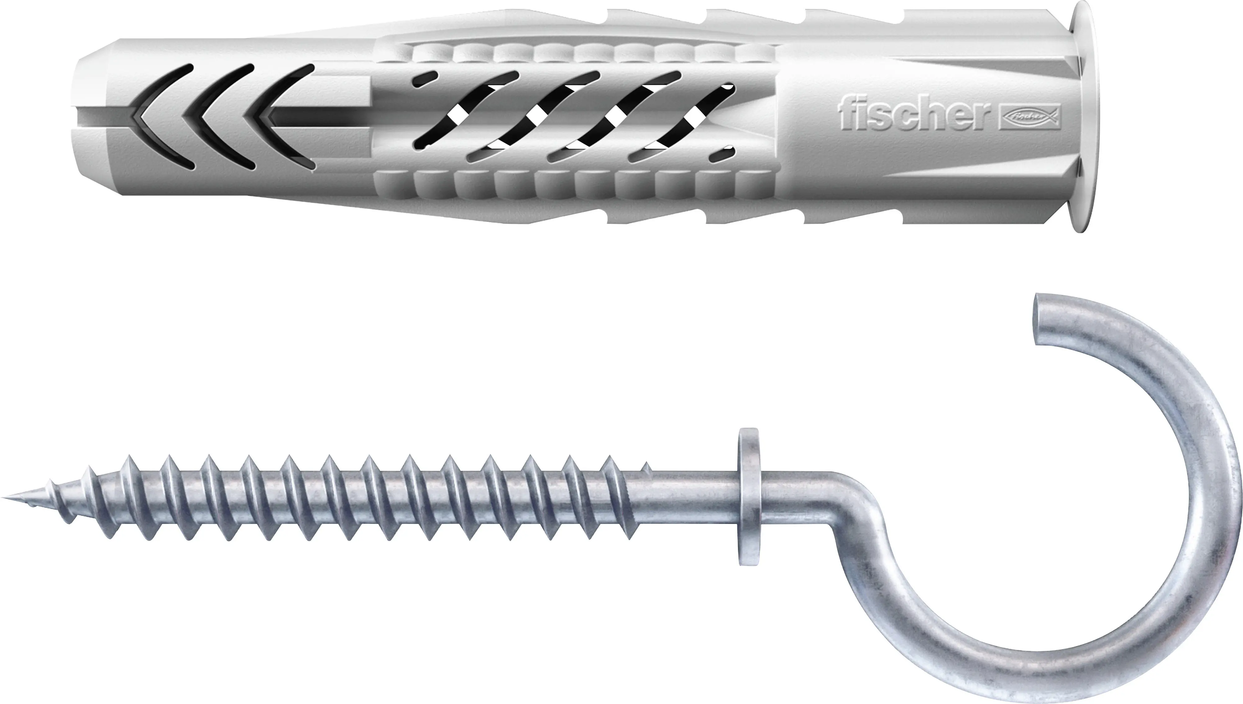 Fischer Universaldübel UX RH 10 x 60 mm mit Rundhaken - 2 Stück