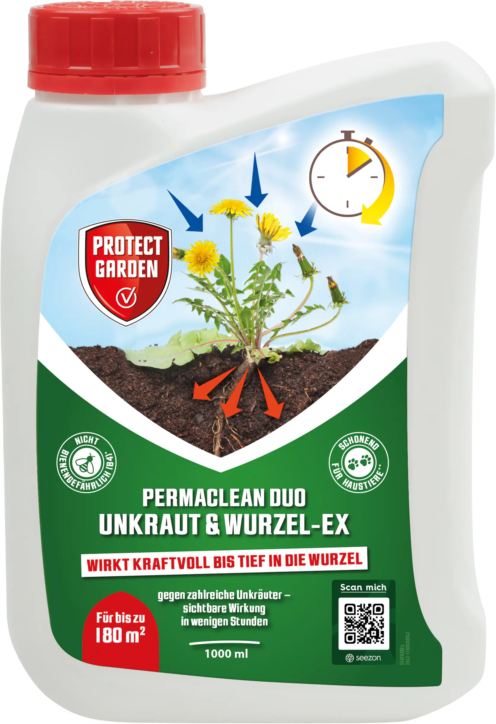 Protect Garden Permaclean Duo Unkraut & Wurzel-Ex 1 L