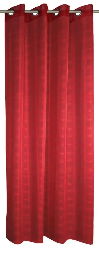 Neusser Collection Ösenschal Karo rot, 140 x 245 cm