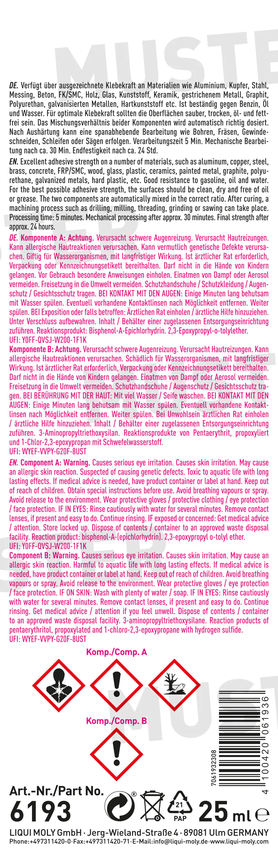 Liqui Moly Flüssig-Metall 25 ml Liqui Moly Flüssig-Metall 25 ml