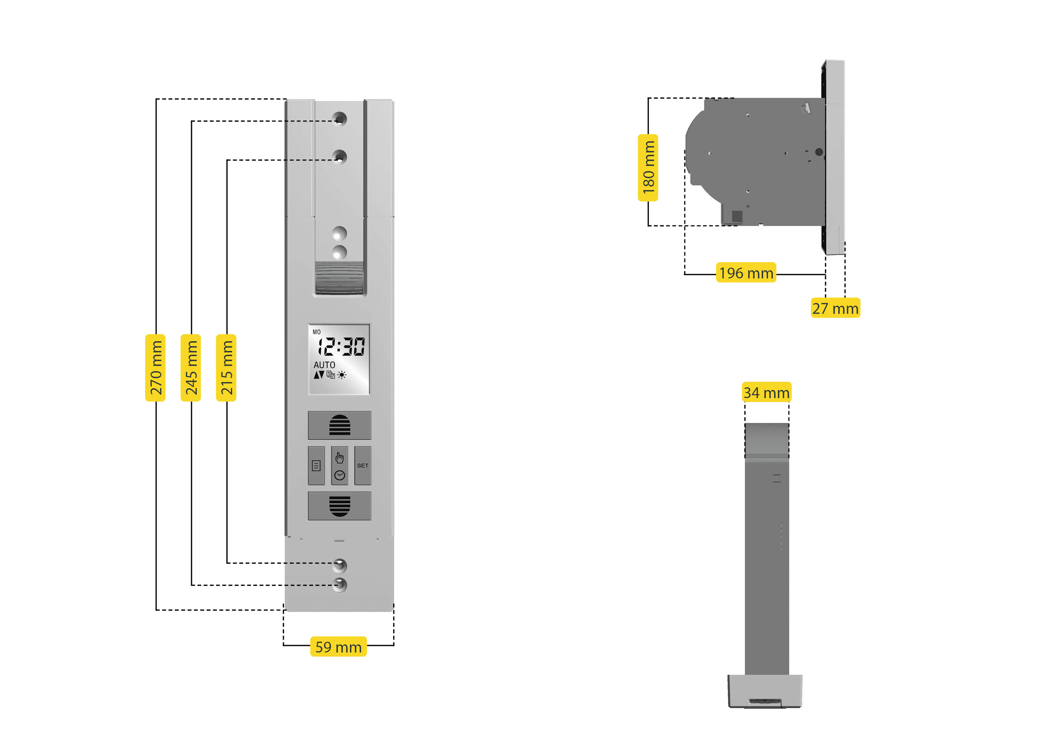 Schellenberg elektrischer Gurtwickler RolloDrive 105 Plus