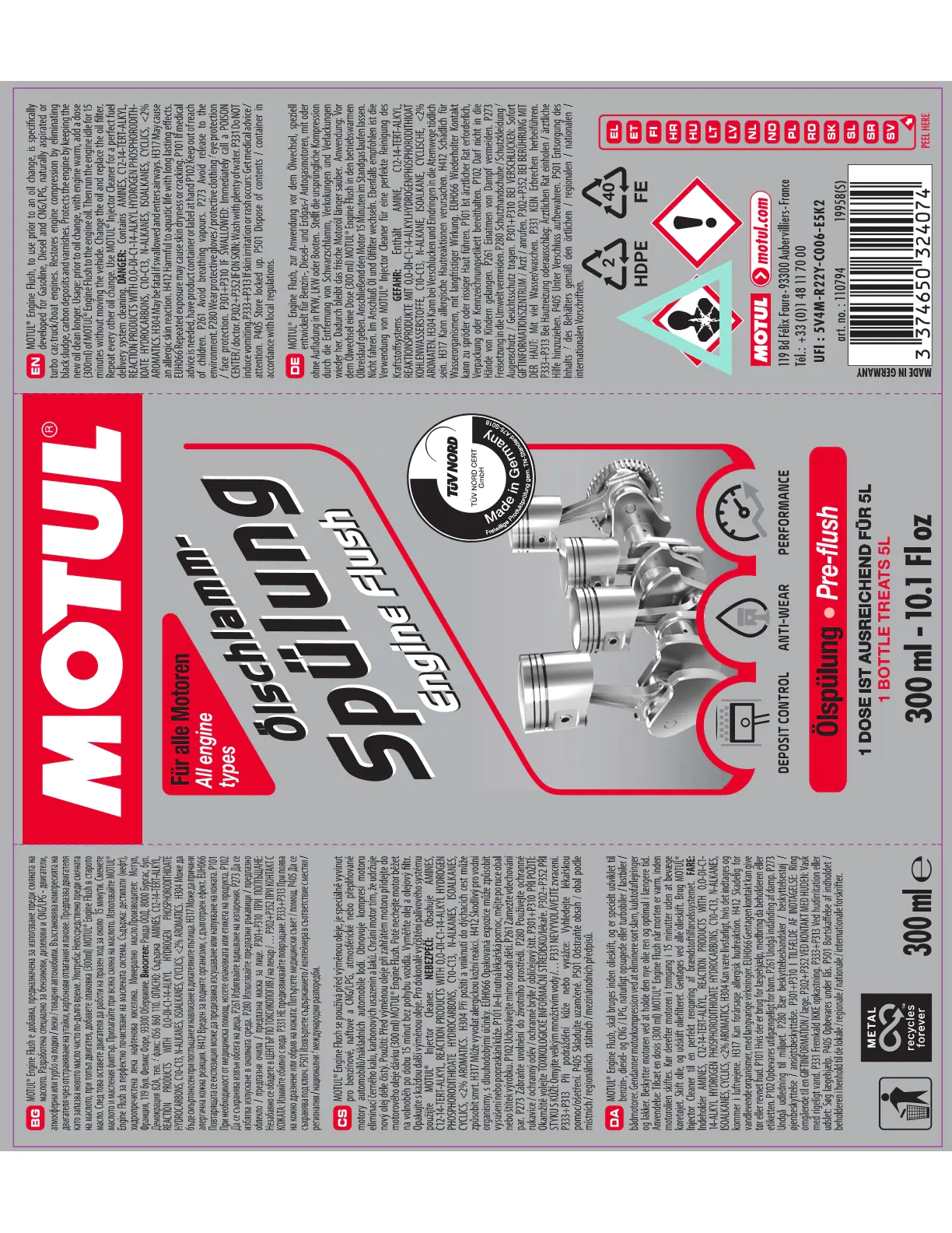 Motul Ölschlammspülung 300ml