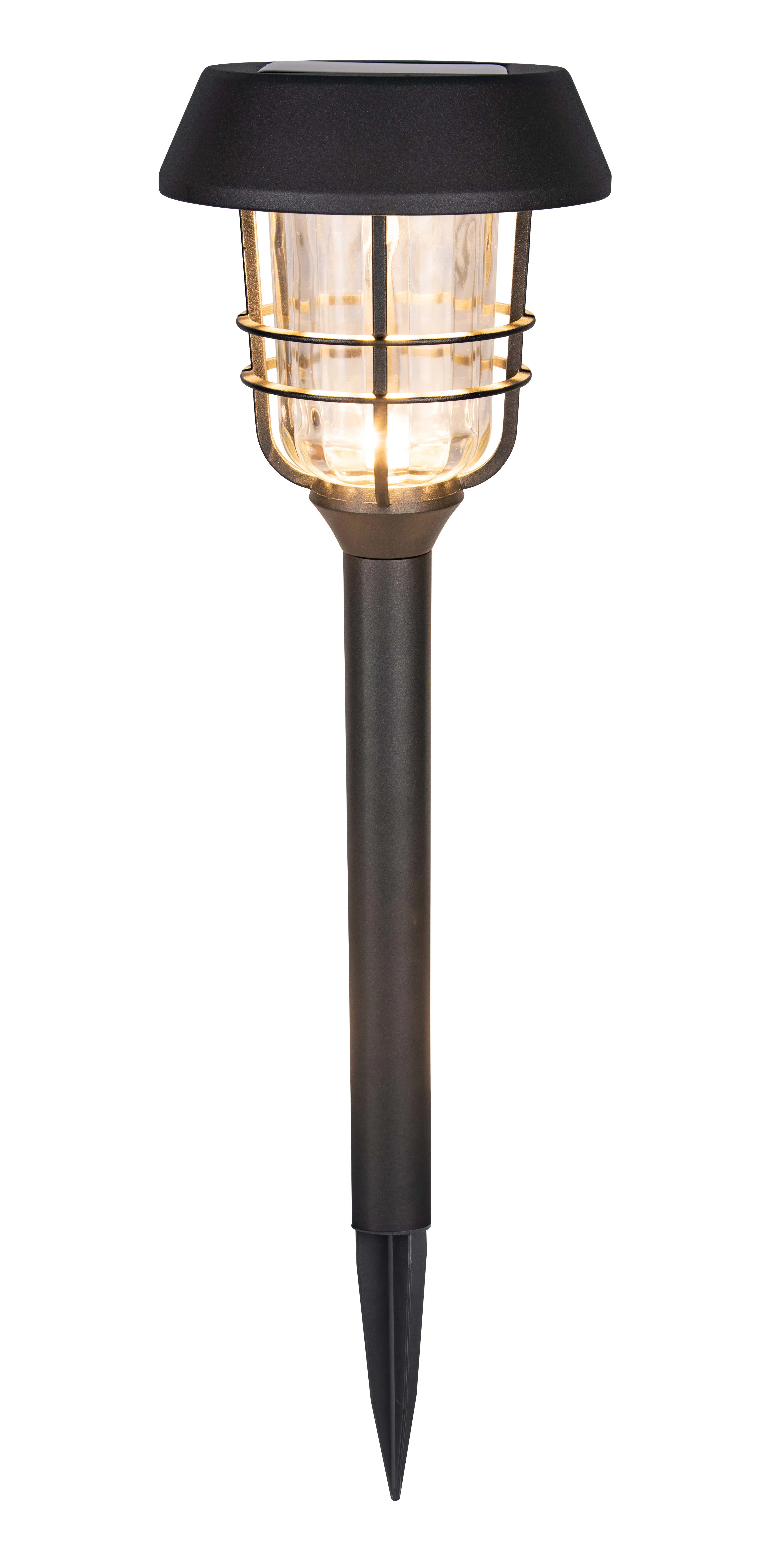 TrendLine LED Solarleuchte 2 in 1 mit Erdspieß, Standfuß