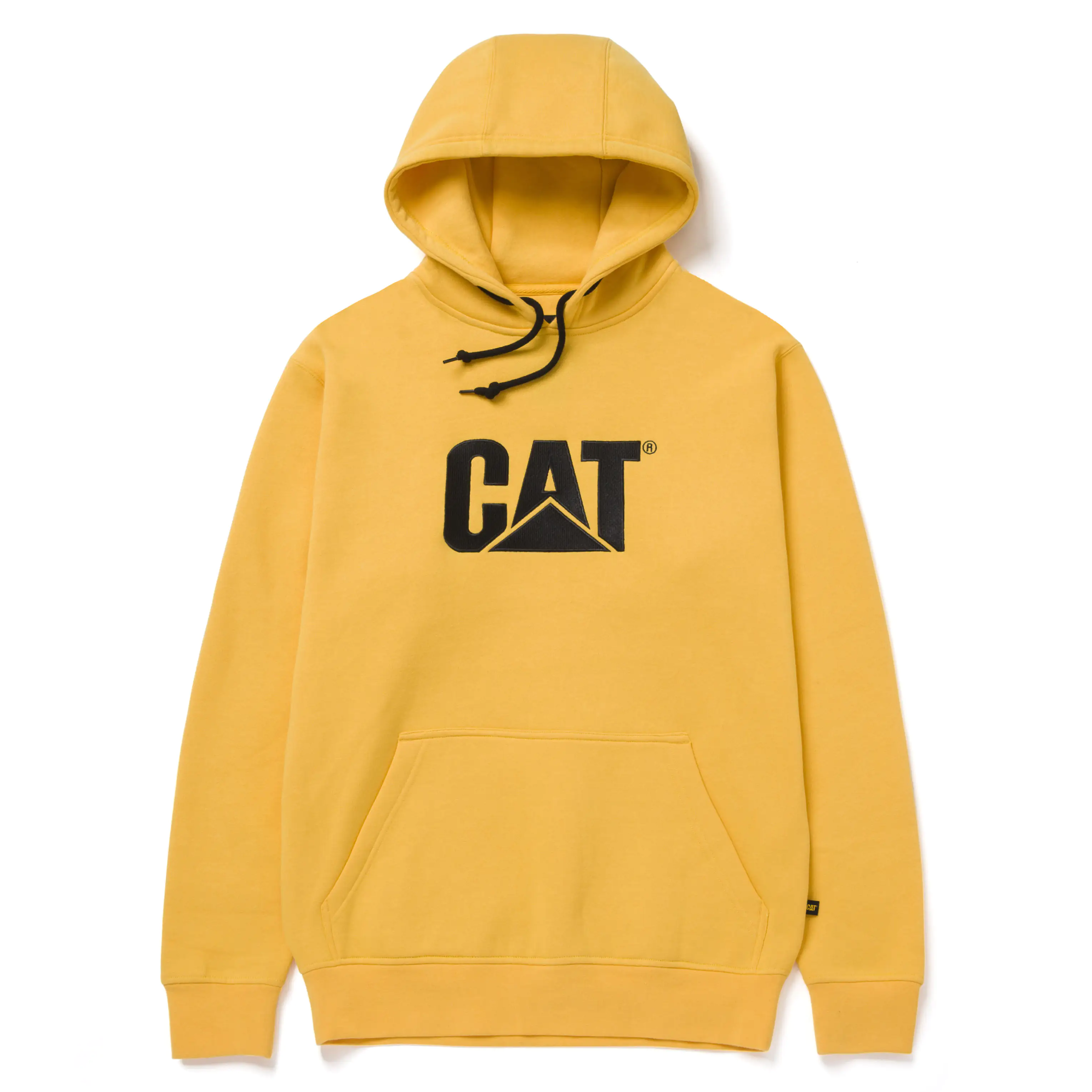 CAT Kapuzenpullover gelb