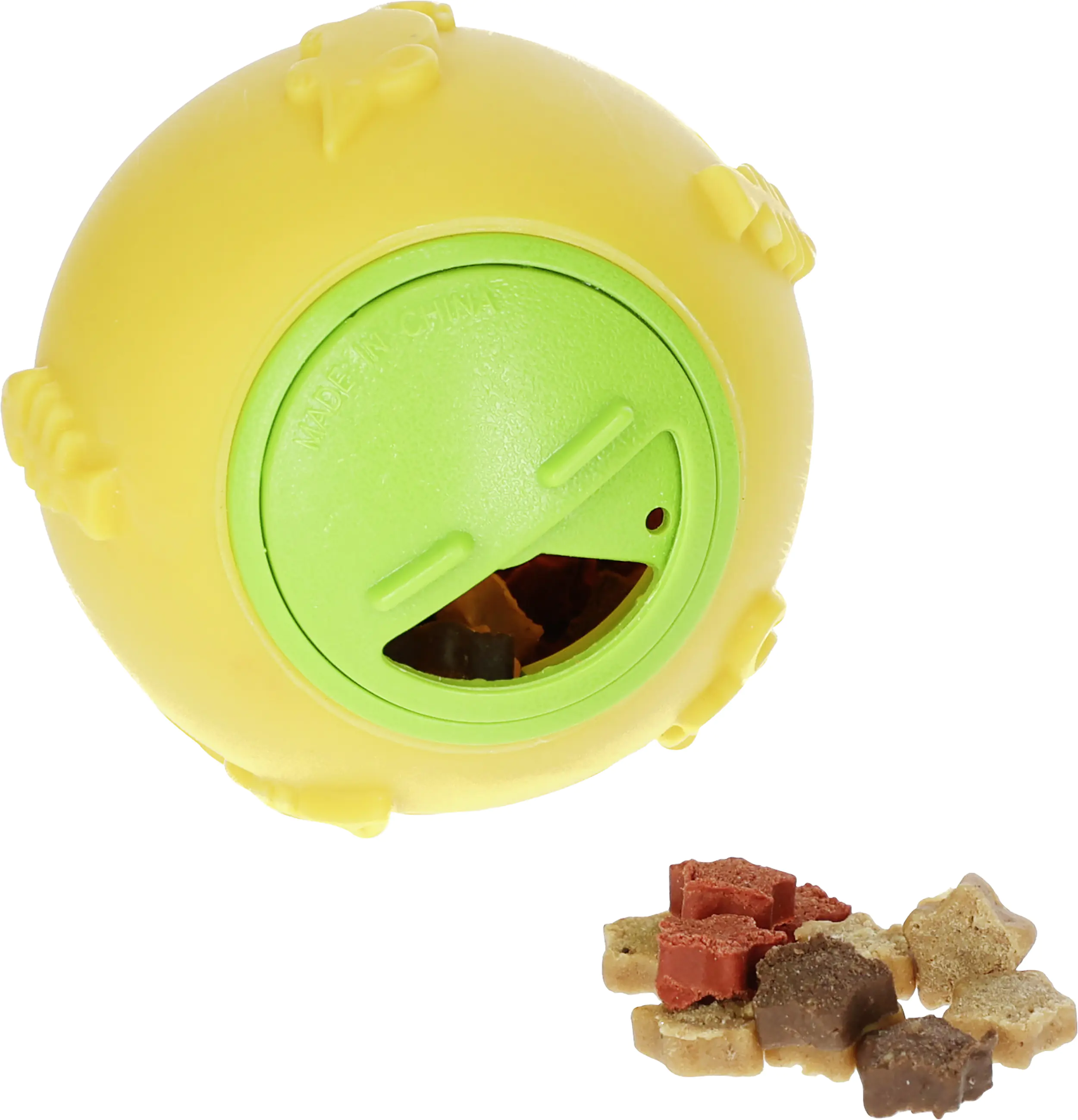Kerbl Snackball für Katzen & Hühner ø 7,5 cm gelb Kerbl Snackball für Katzen & Hühner ø 7,5 cm gelb