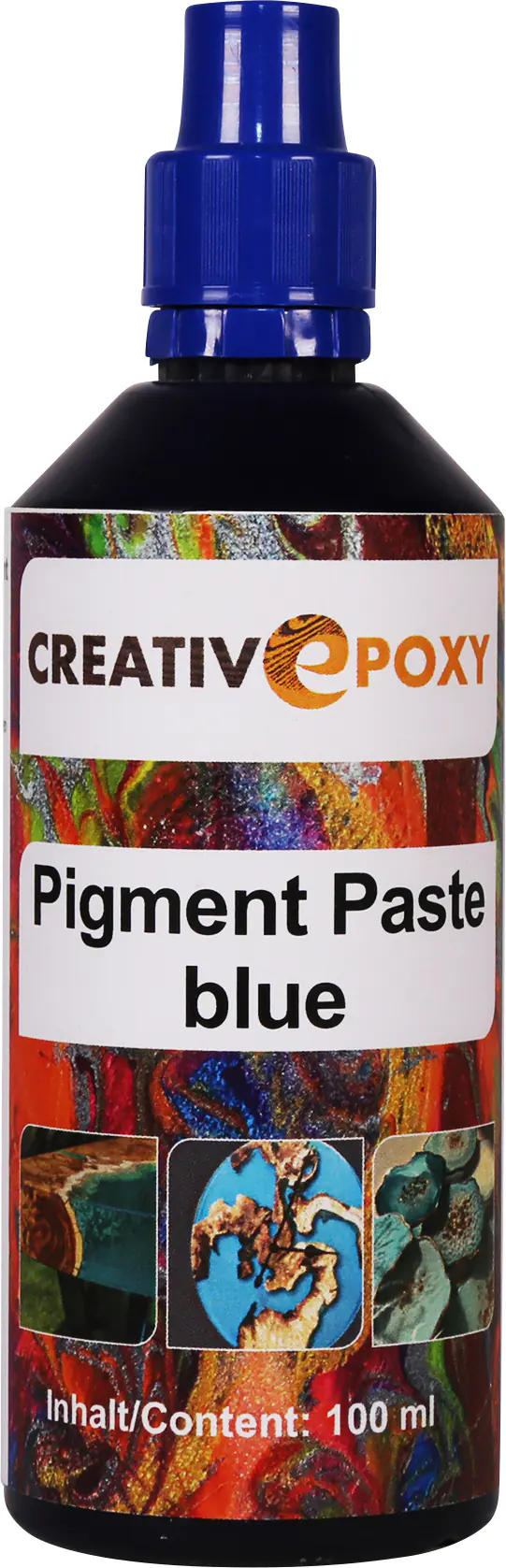 Pigment Paste Blue 100 g Flüssig, transluzent bis volldeckend