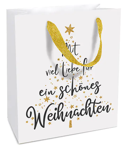 Braun & Company Geschenktasche Mit Euch 18 x 21 x 8 cm
