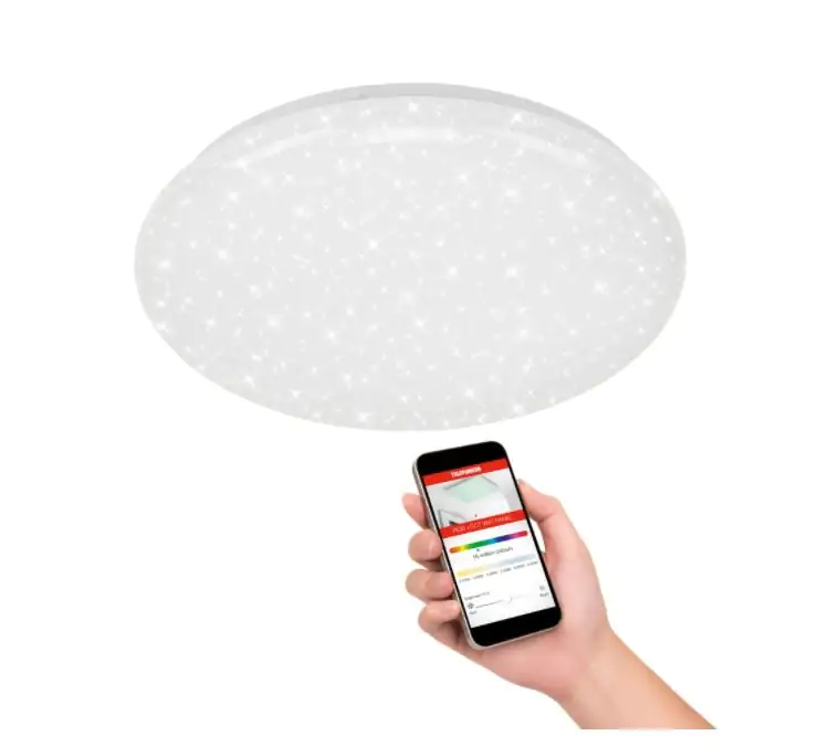 Telefunken LED Deckenleuchte Sternenhimmel Direkt Smart WiFi weiß Telefunken LED Deckenleuchte Sternenhimmel Direkt Smart WiFi weiß