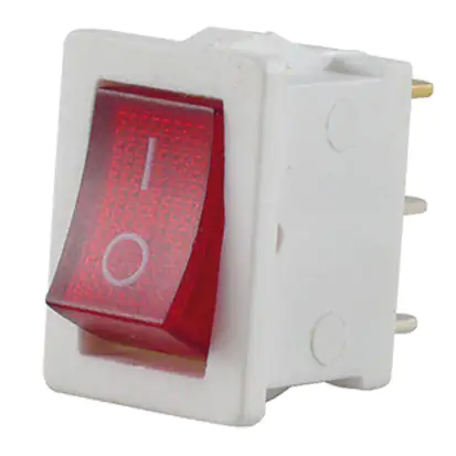 REV Einbauwippschalter 2-polig, beleuchtet