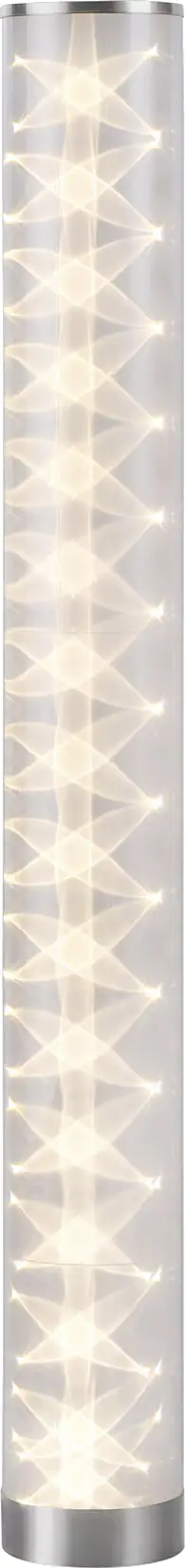 JustLight LED Stehleuchte Bingo Säule chrom