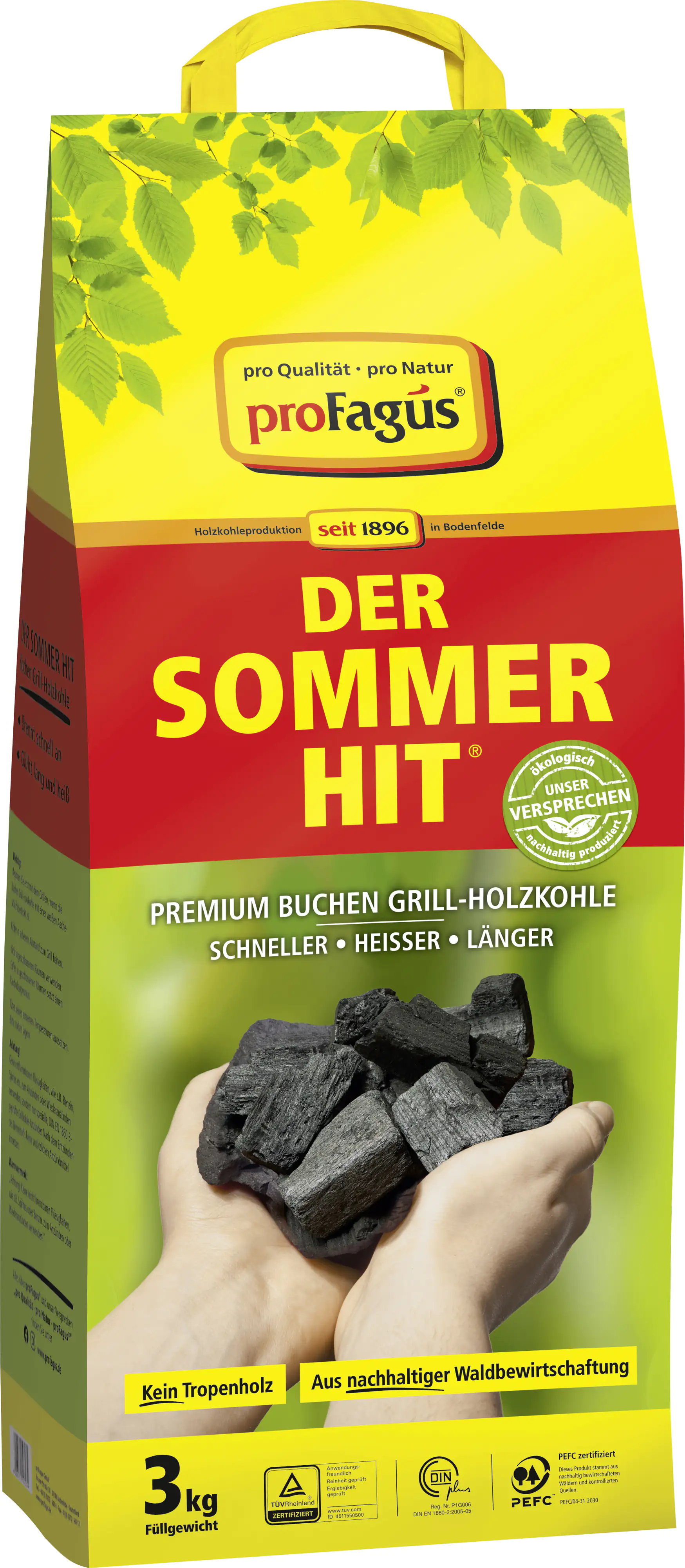 Profagus Buchen Grill-Holzkohle der Sommer Hit 3 kg kaufen | Globus ...