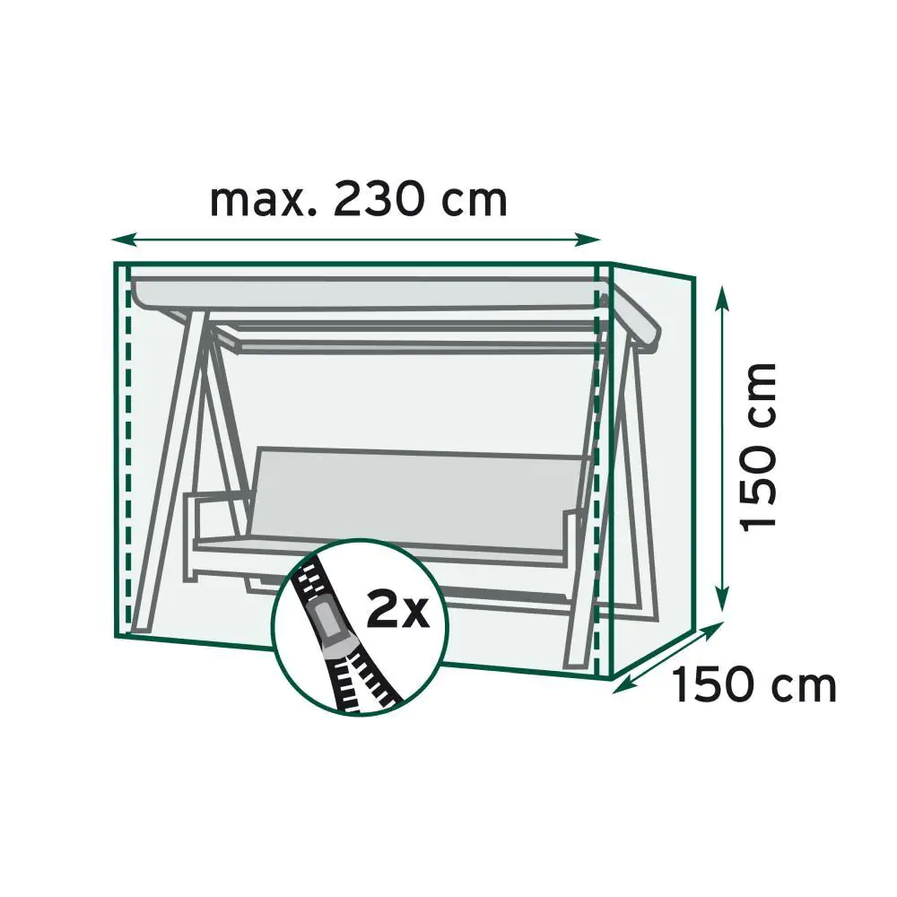 Primaster Schutzhülle Exclusive für Hollywoodschaukel Primaster Schutzhülle Exclusive für Hollywoodschaukel