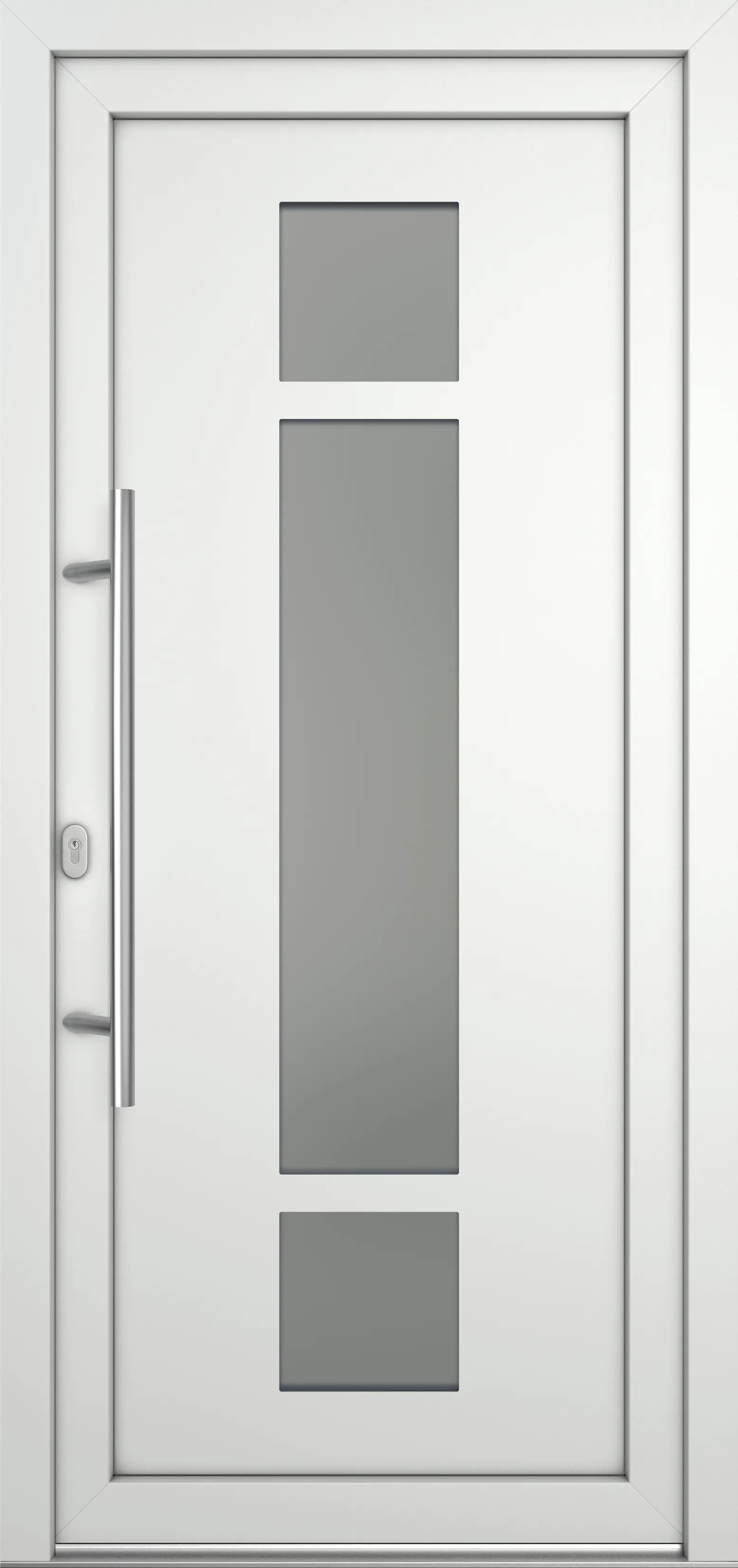 Meeth Haustür Optimal Pro PVC Modell 102 108 x 208 cm DIN Links weiß Meeth Haustür Optimal Pro PVC Modell 102 108 x 208 cm DIN Links weiß