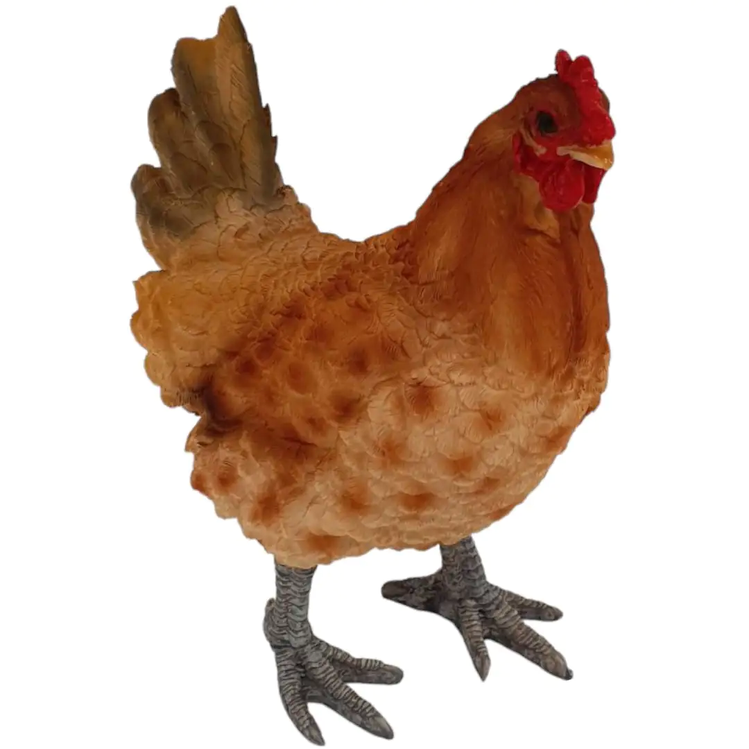 Dekofigur Henne braun 36 x 17 x 31 cm