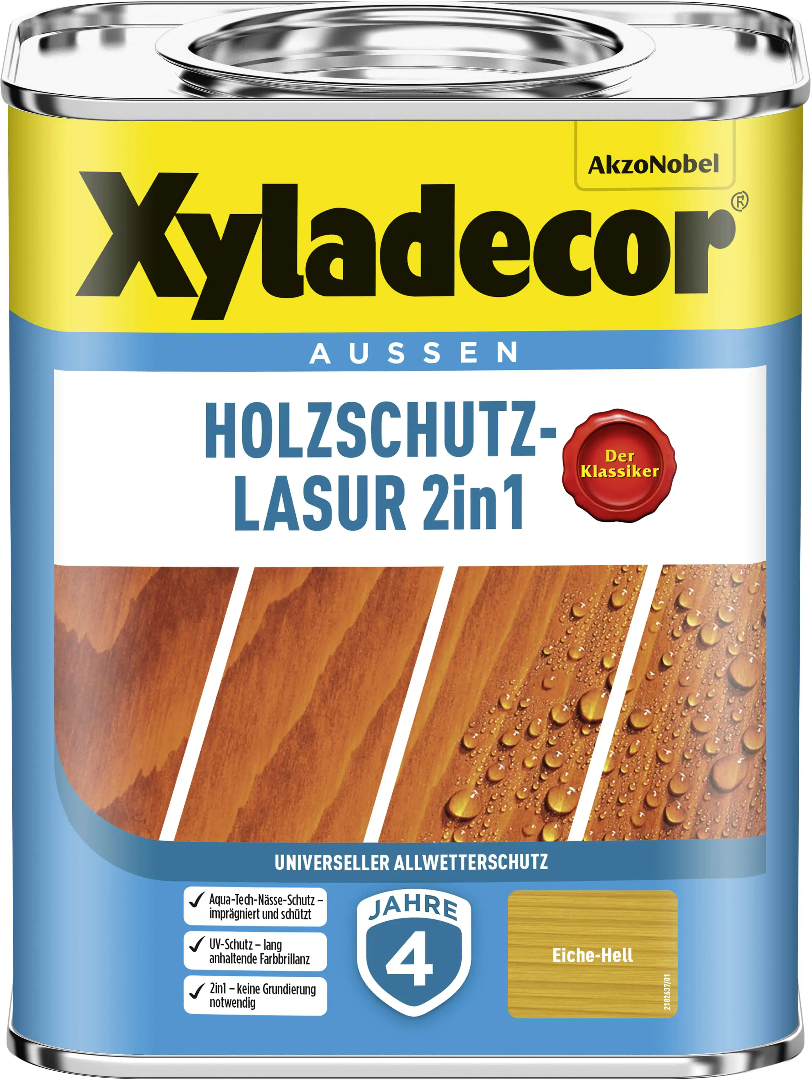 Xyladecor Holzschutzlasur 750 ml eiche hell 2in1