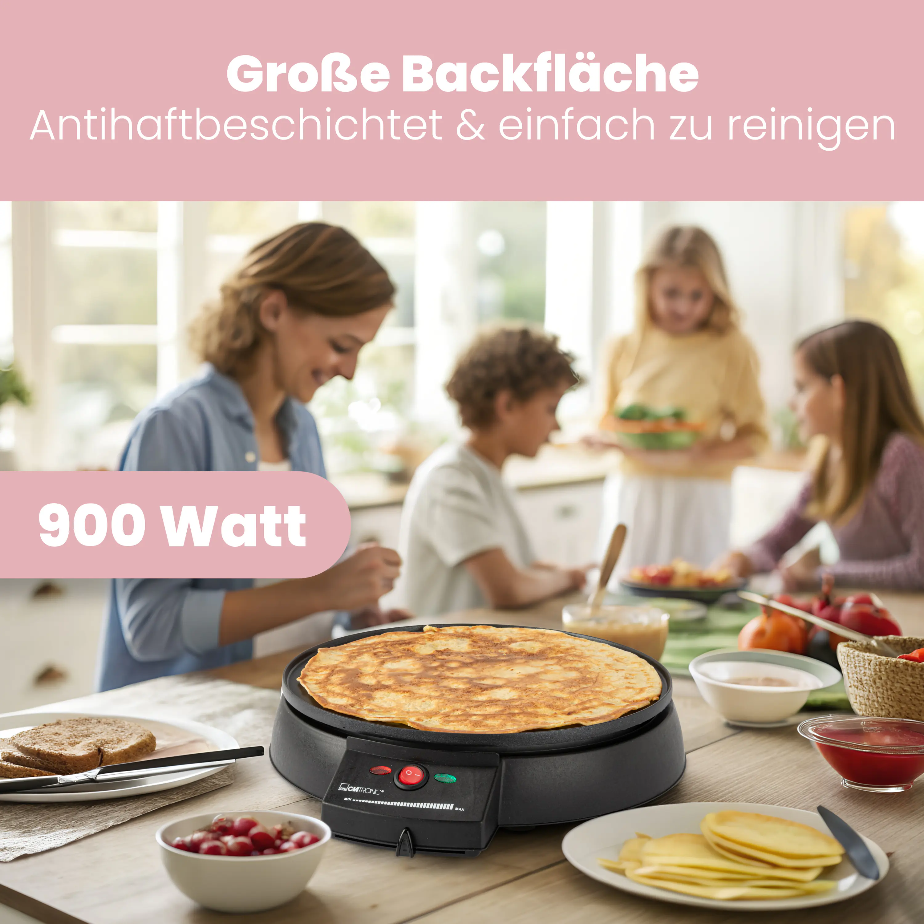 Clatronic Crepemaker CM 3372 Ø29 cm 900 W