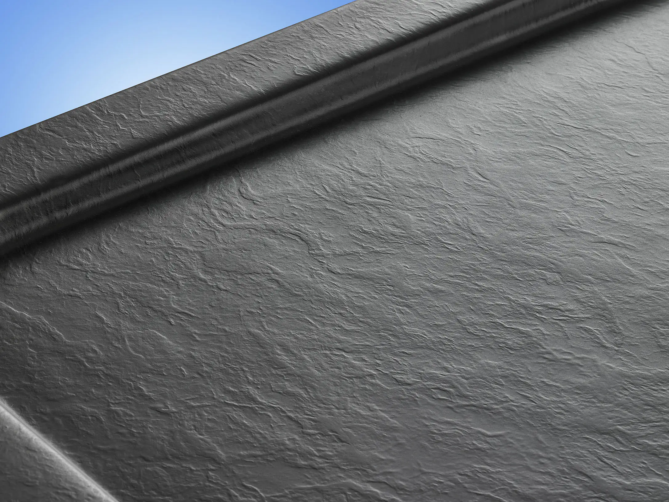 Ottofond Duschwanne Aruba 100 x 90 x 3 cm, anthrazit