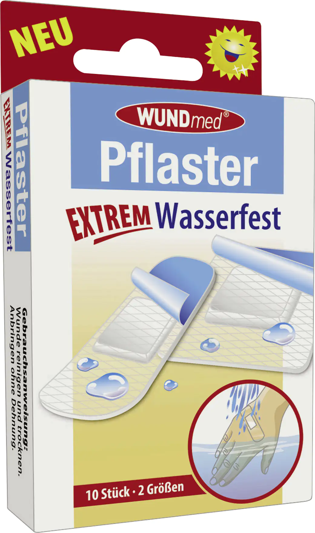 Wundmed Wundpflasterstrips wasserfest verschiedene Größen 10 Stück