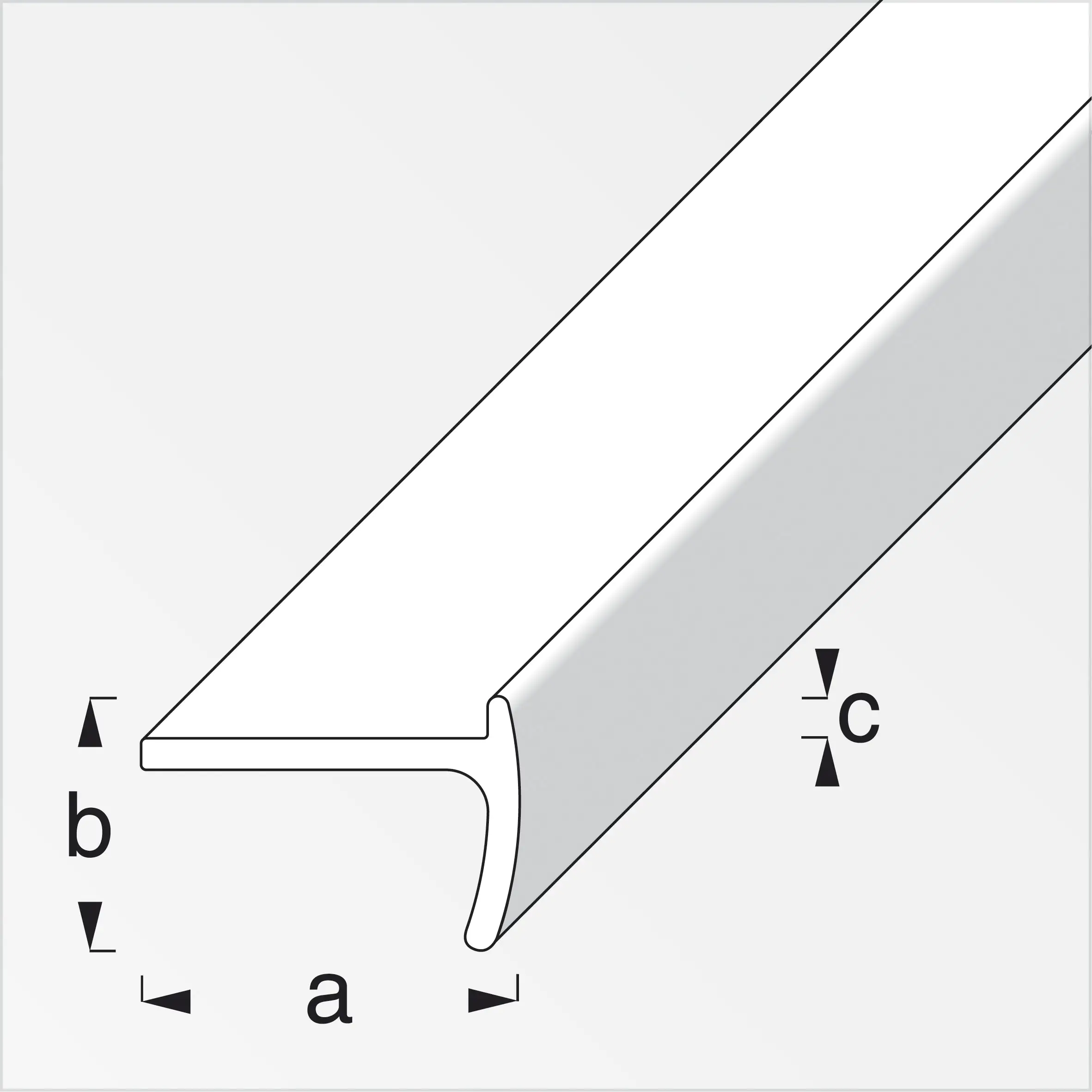 alfer Griff-Profil 1 m, 18 x 12 x 2 mm Aluminium eloxiert silber alfer Griff-Profil 1 m, 18 x 12 x 2 mm Aluminium eloxiert silber