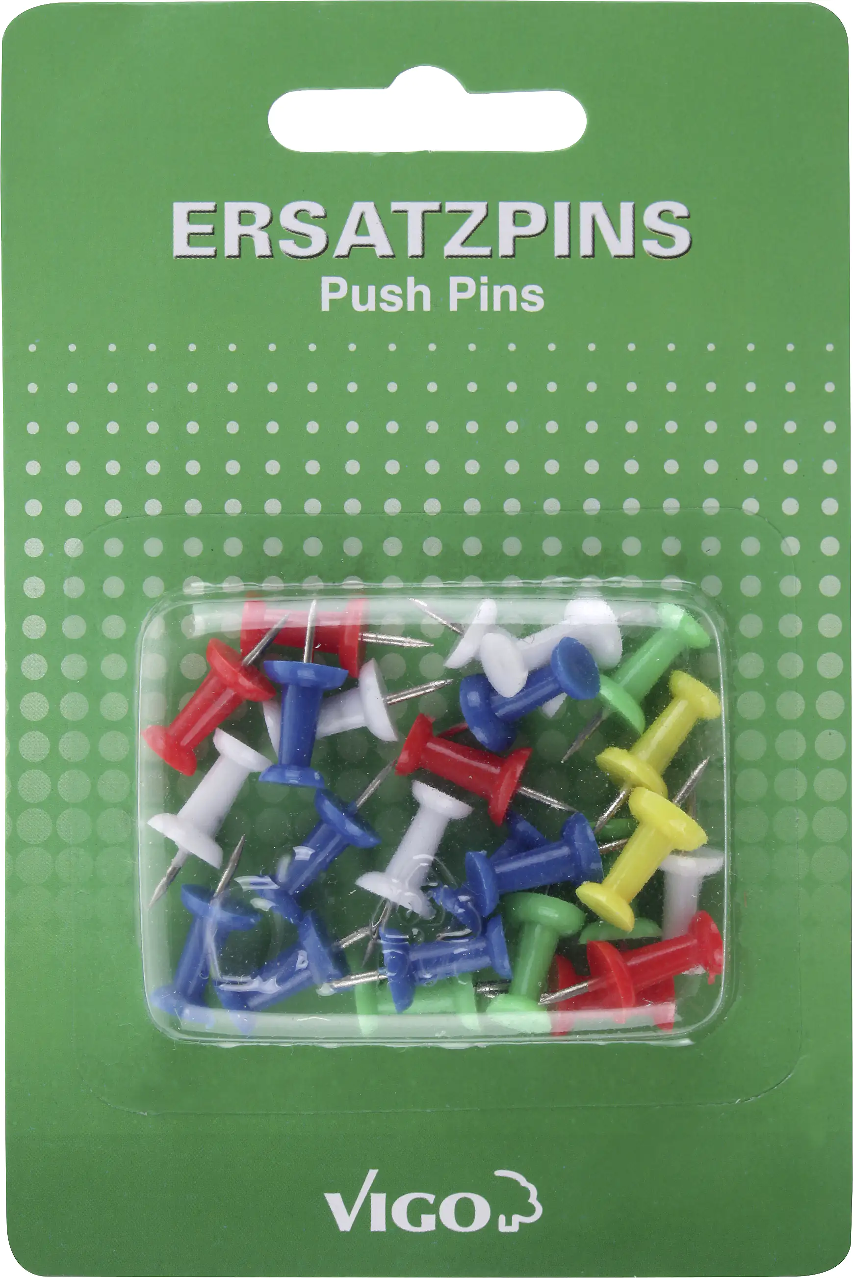 Vigo Pins für Pinn- und Magnettafeln 25er Pack, bunt Vigo Pins für Pinn- und Magnettafeln 25er Pack, bunt