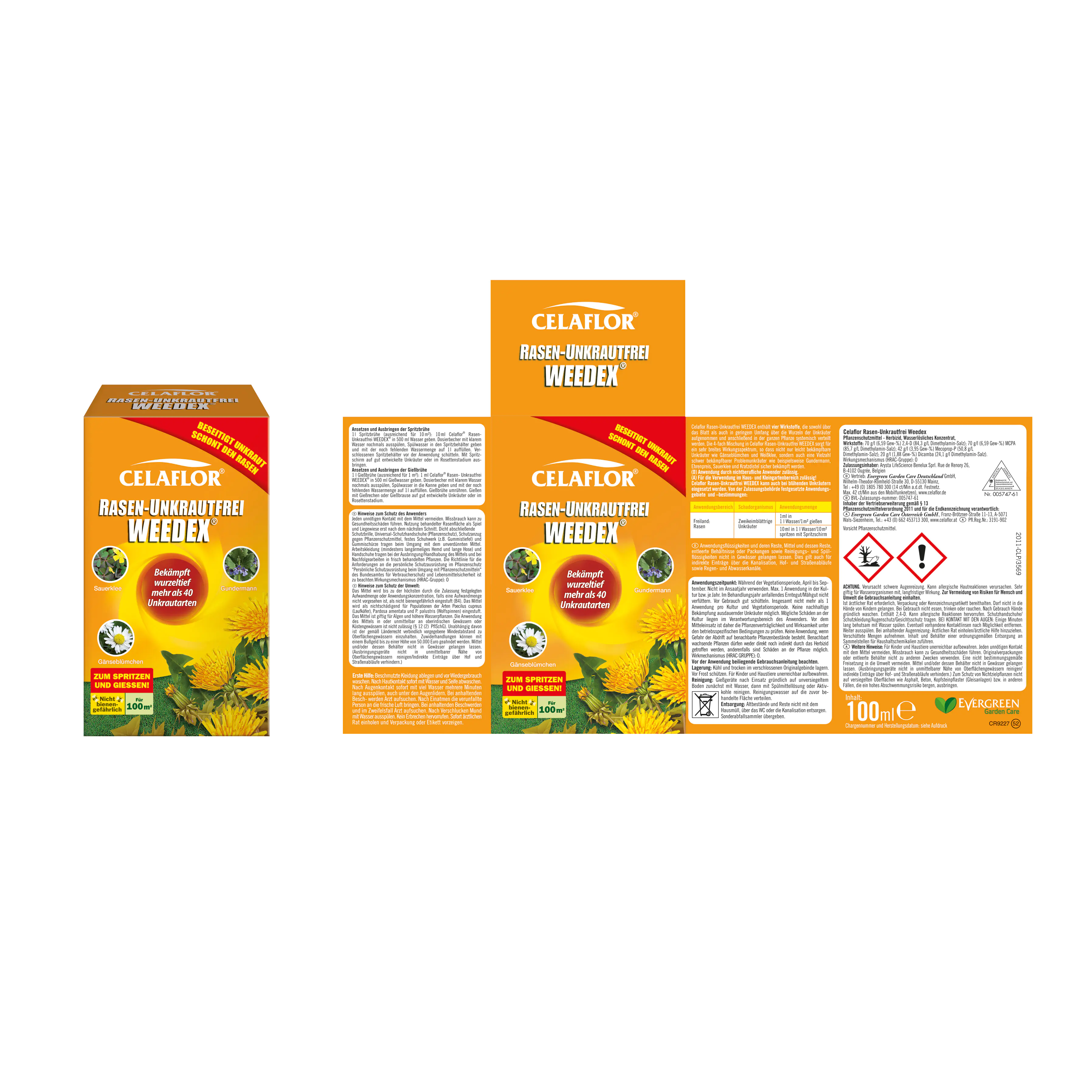 Celaflor Rasen-Unkrautfrei Weedex 100 ml