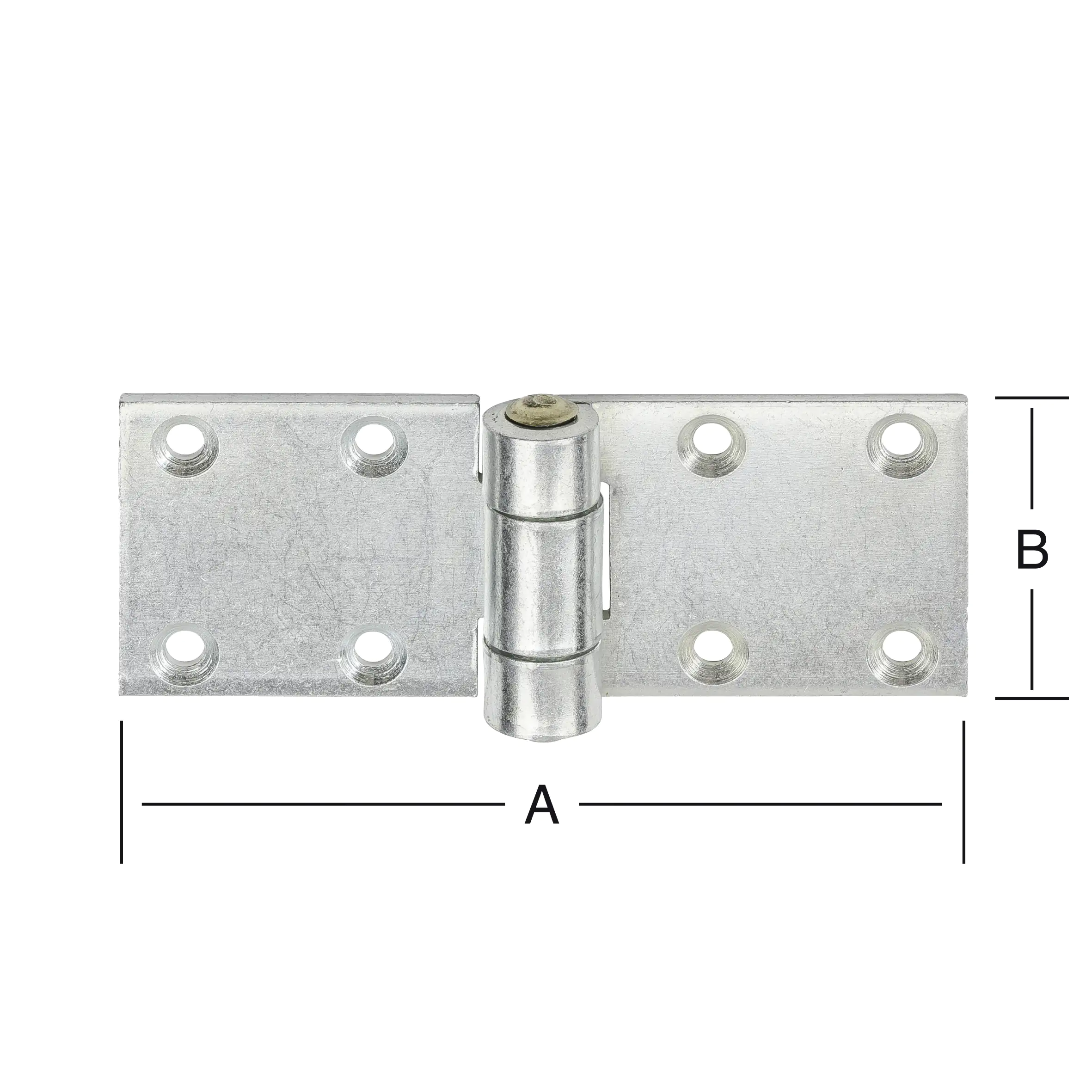 Vormann Breite Scharniere verzinkt 180 x 50 mm