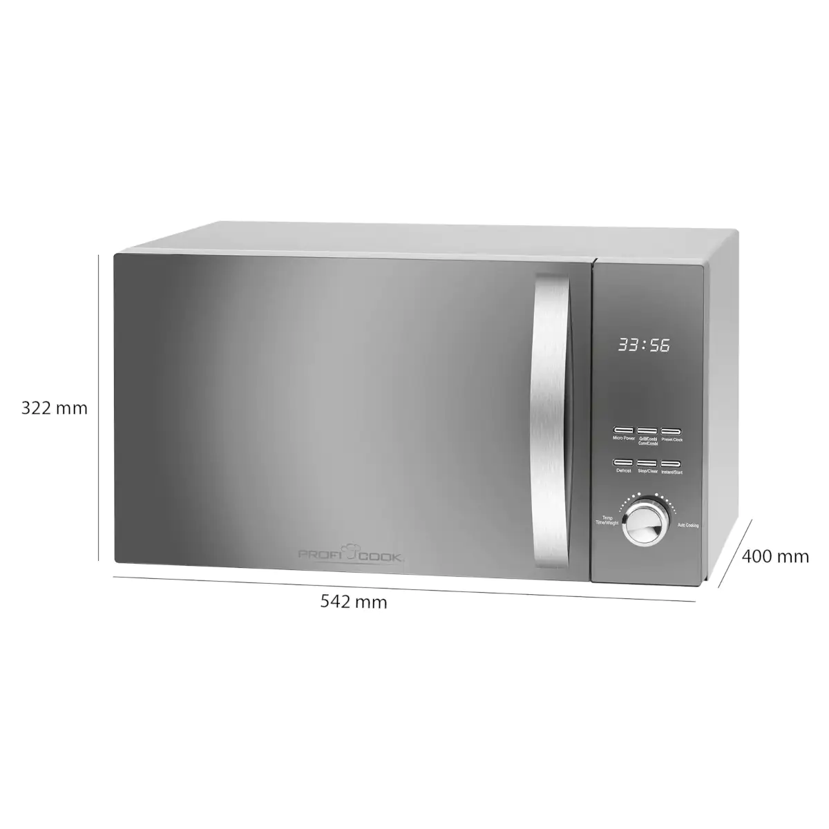 Proficook Mikrowelle PC-MW 1176 H
