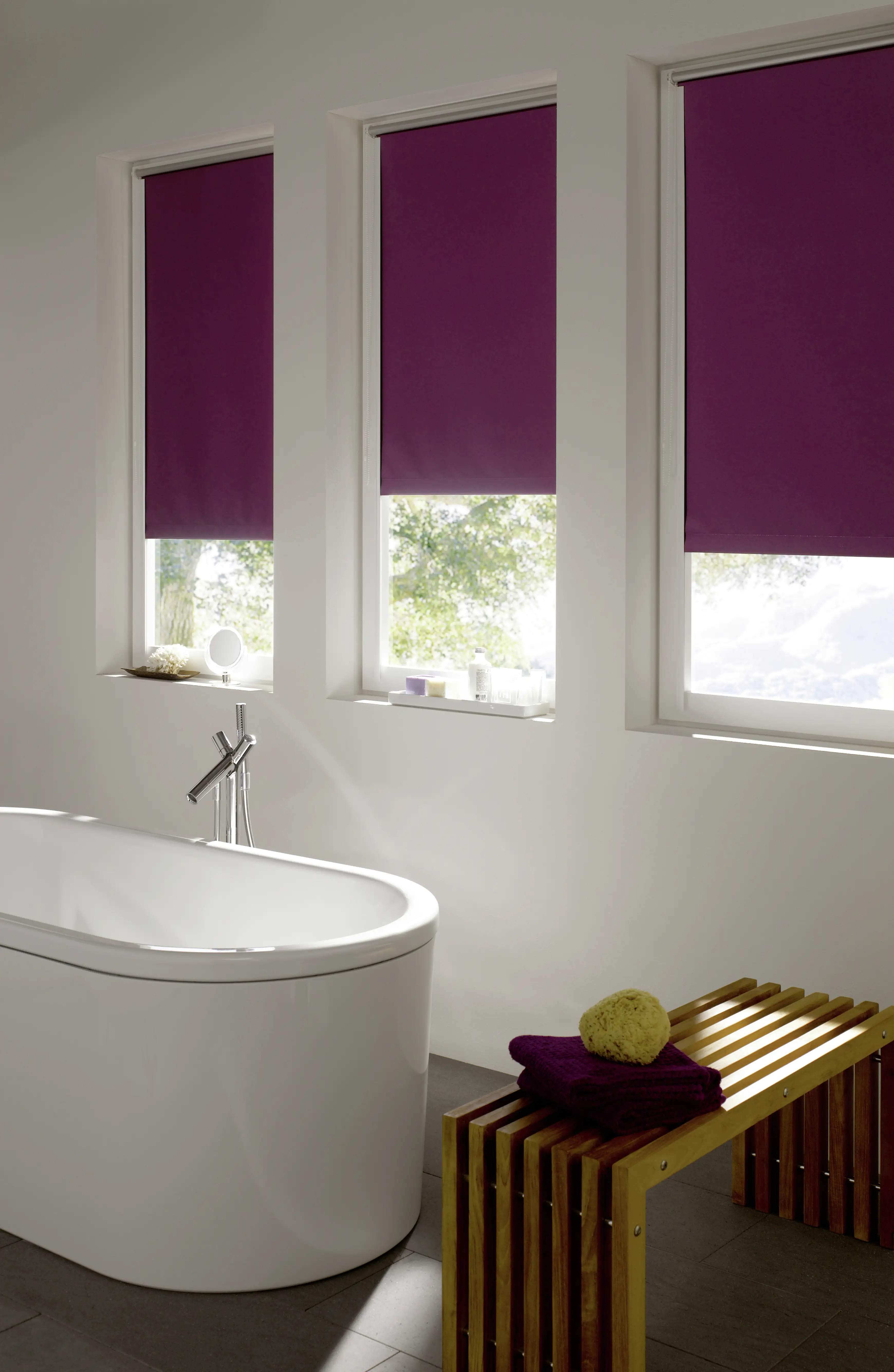 Gardinia EasyFix Thermo Rollo lila, 75 x 150 cm