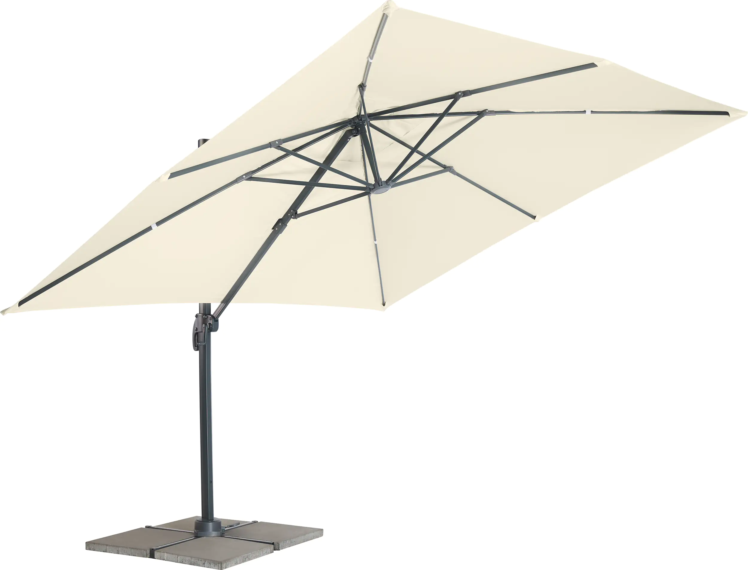 Primaster Ampelschirm Catania beige, 300 x 300 cm Primaster Ampelschirm Catania beige, 300 x 300 cm