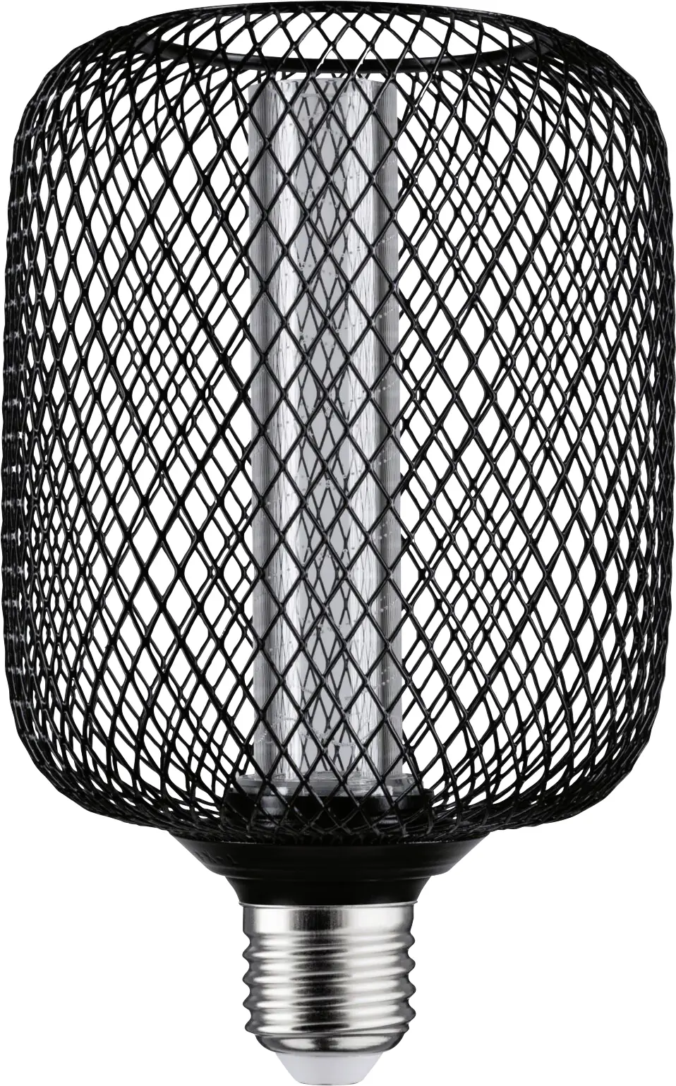 Paulmann LED Leuchtmittel Metallic Glow Zyl Spiral E27 4,2W schwarz