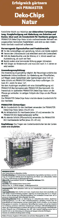 Primaster Deko - Holzchips Natur 45 L